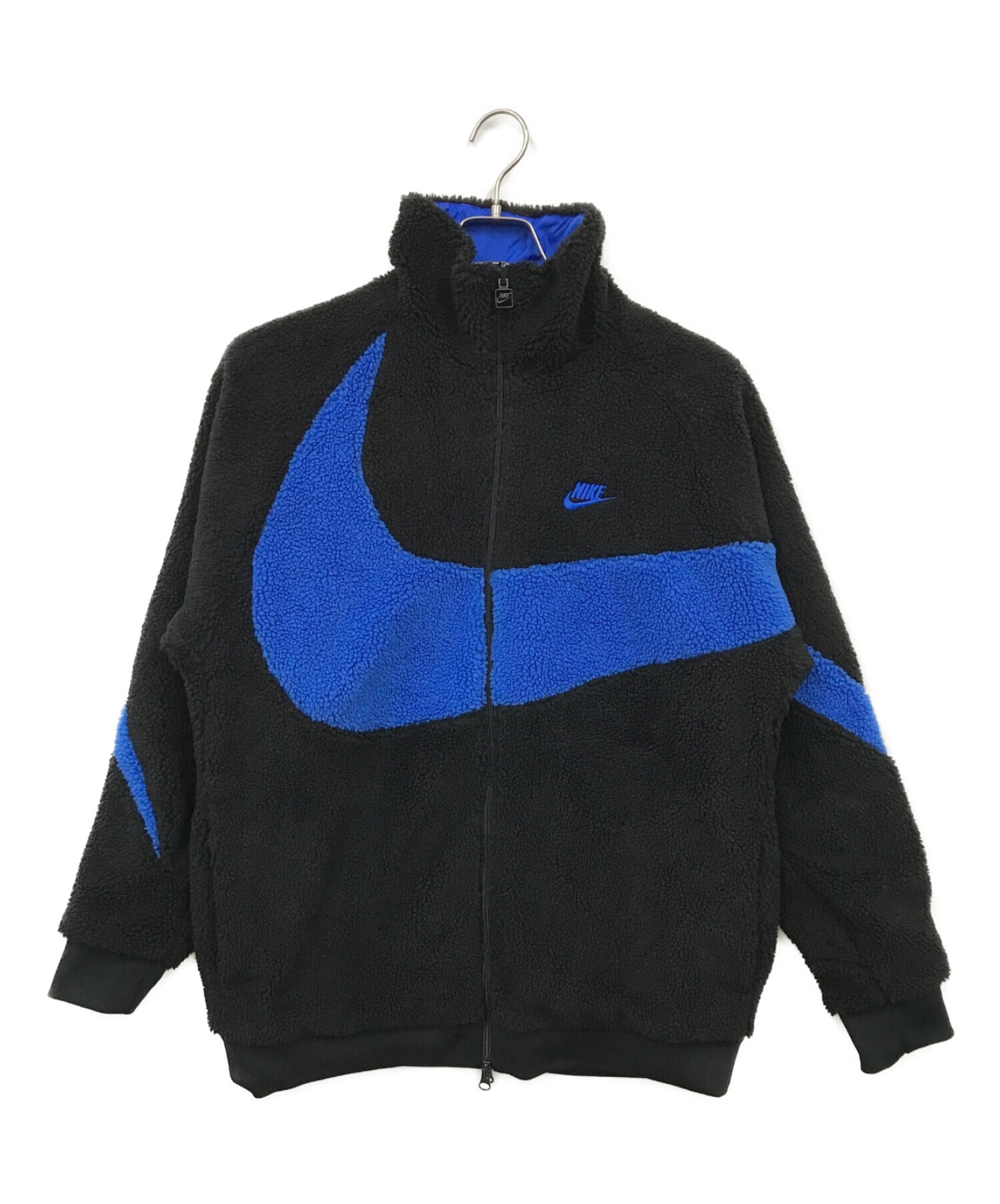 NIKE (ナイキ) リバーシブルボアジャケット ブルー サイズ:L