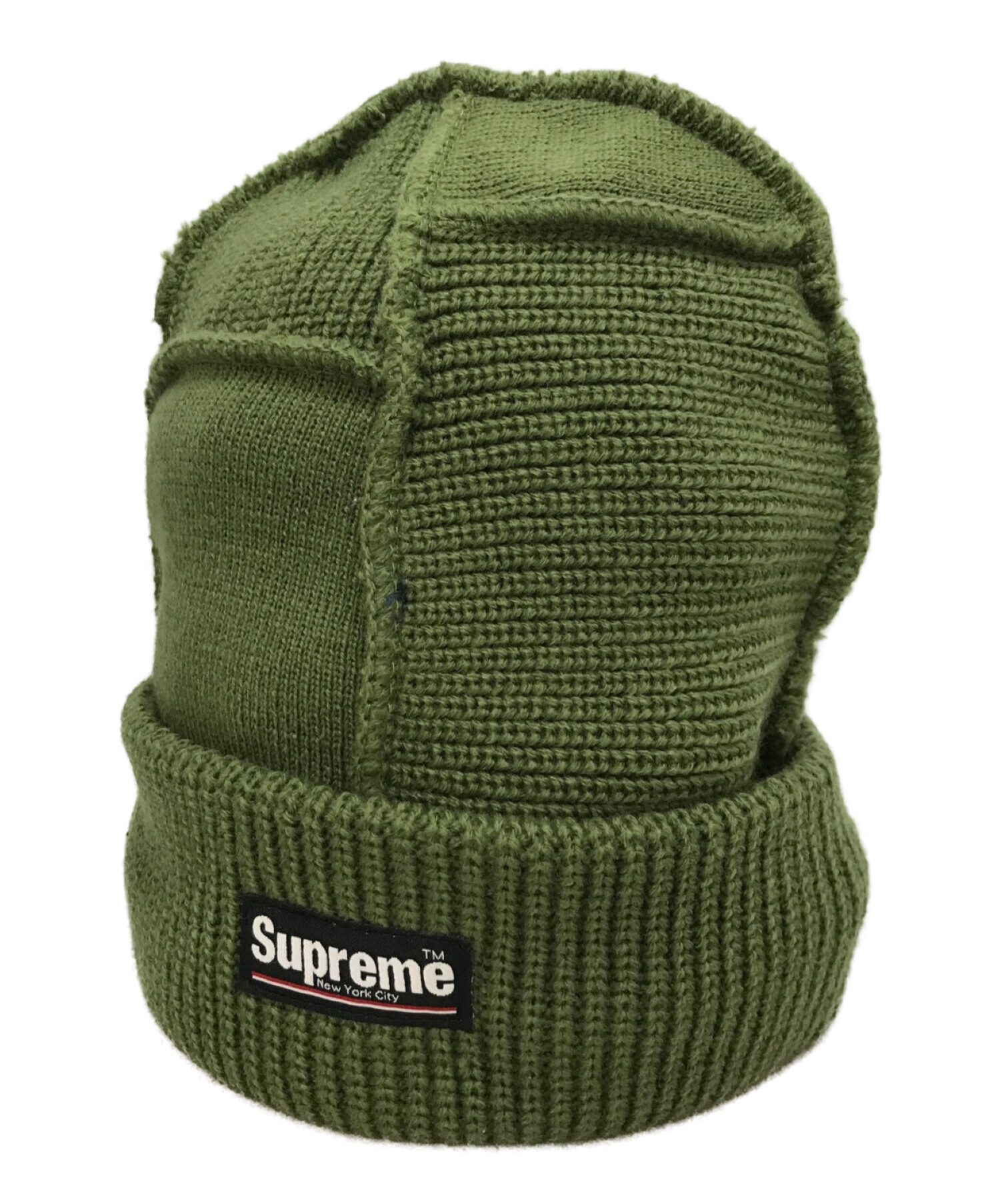 中古・古着通販】SUPREME (シュプリーム) ニットキャップ グリーン 未