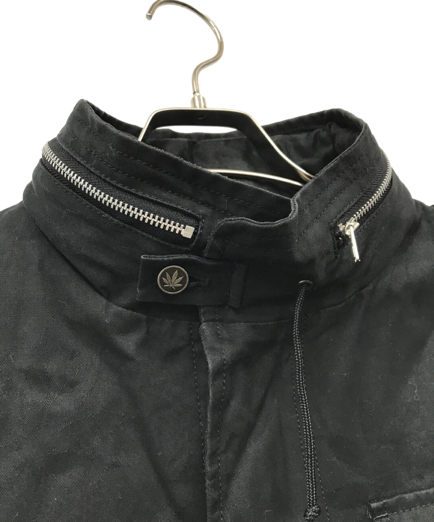 lucien pellat-finet (ルシアン・ペラフィネ) M65ジャケット ブラック サイズ:M