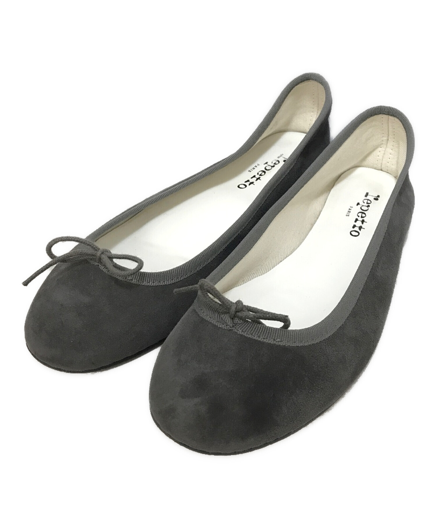 repetto　グレーフラットシューズ