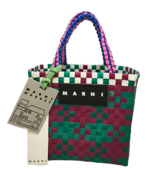 中古・古着通販】MARNI (マルニ) ピクニックバッグ グリーン 未使用品