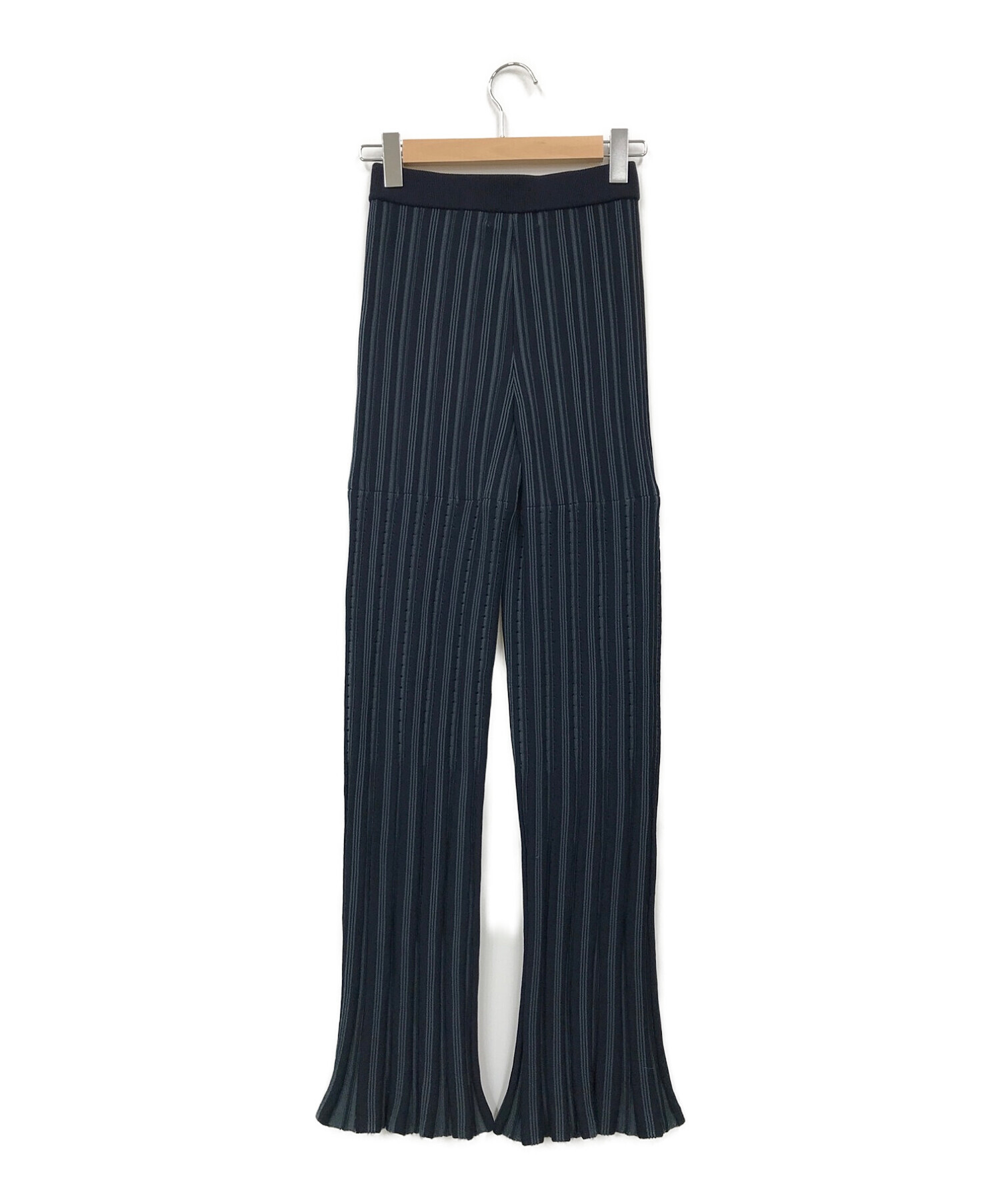 ルシェルブルー Random Stripe Knit Pants ニットパンツ
