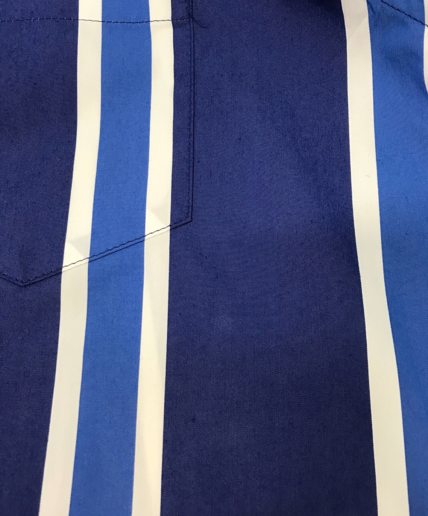 中古・古着通販】sacai (サカイ) ストライプシャツ ブルー サイズ:2