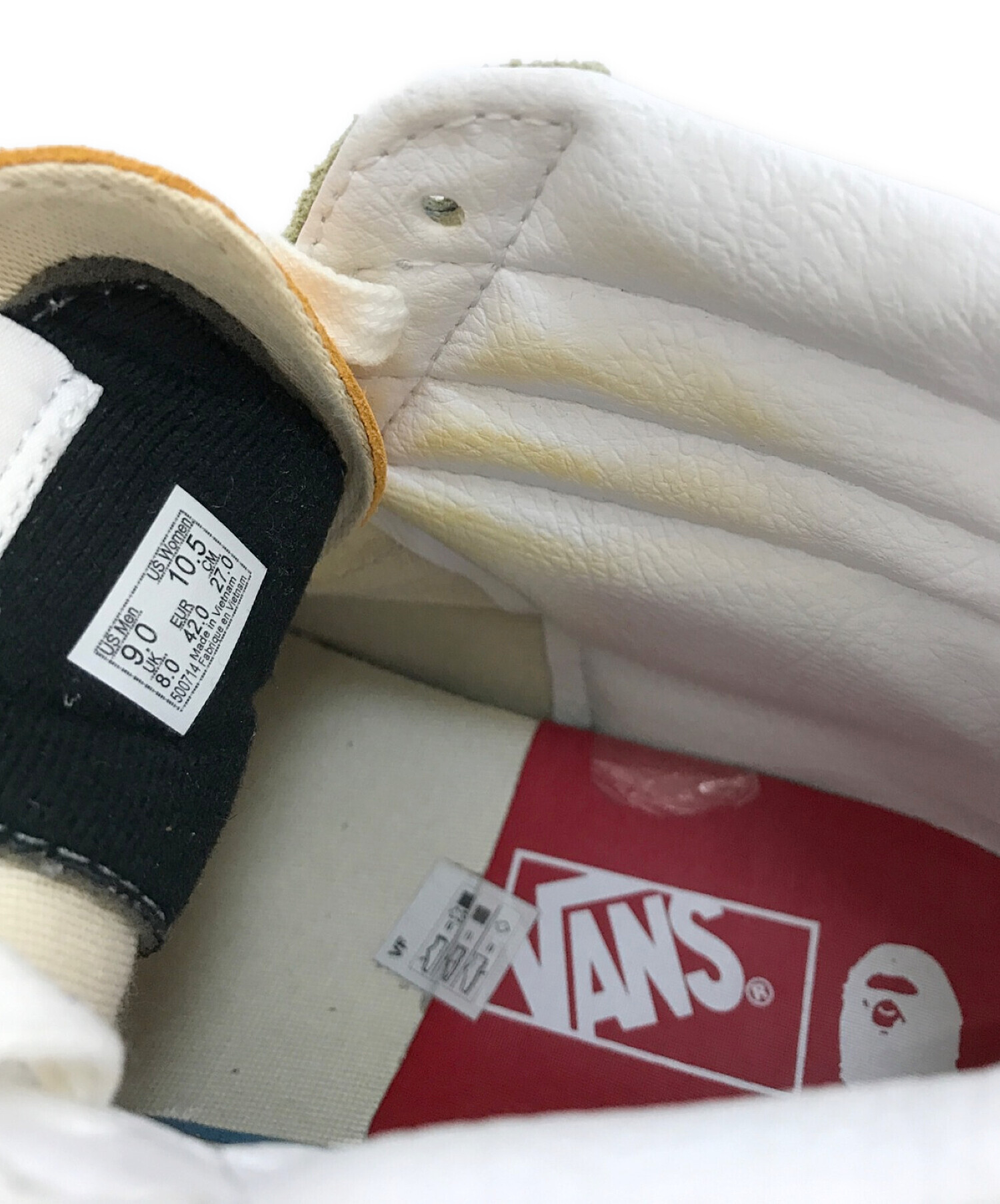 中古・古着通販】VANS (バンズ) A BATHING APE (ア ベイシング エイプ