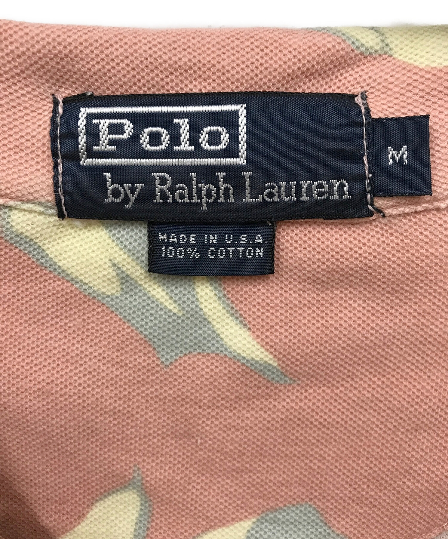 POLO RALPH LAUREN (ポロ・ラルフローレン) オープンカラーシャツ ピンク サイズ:M