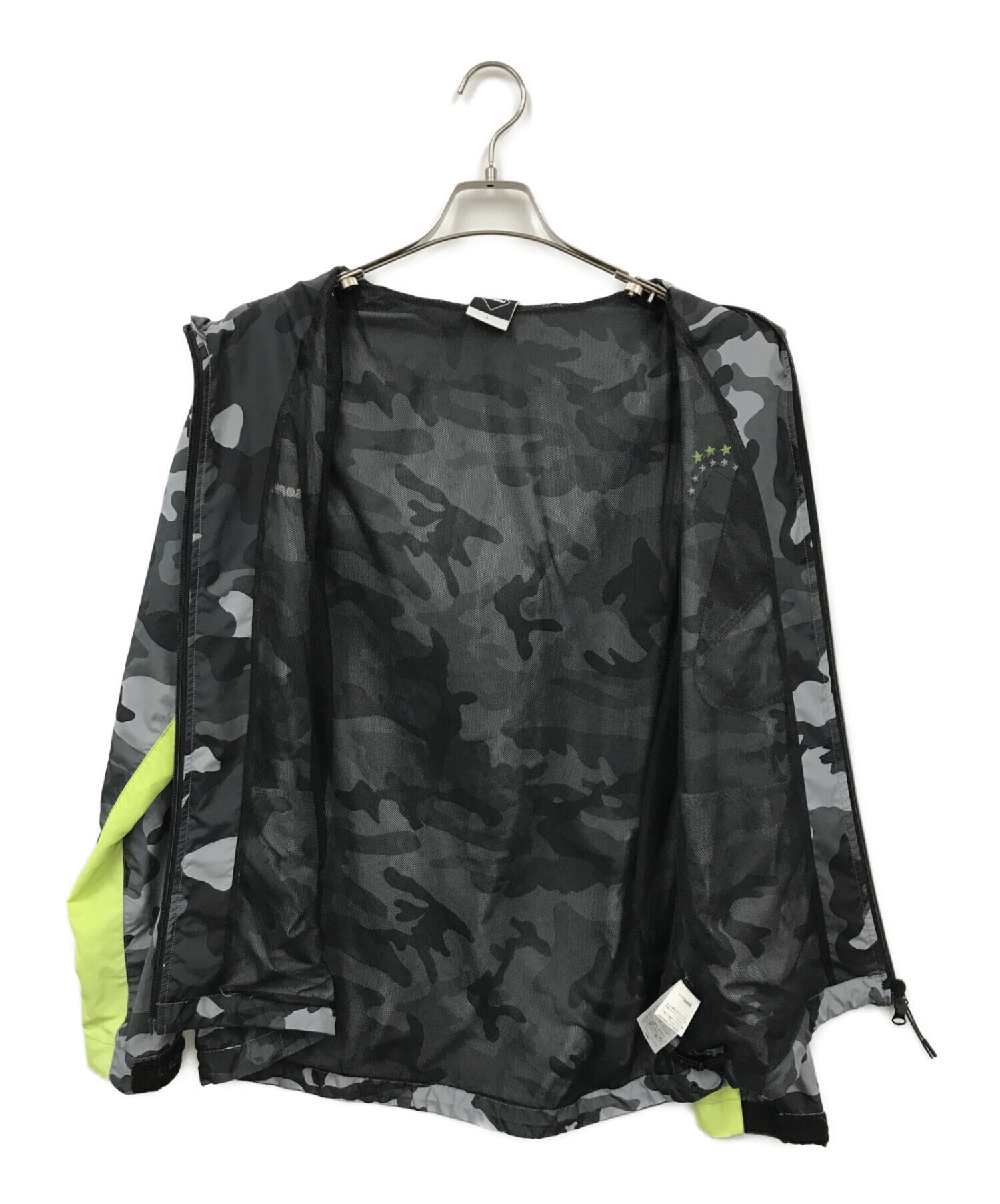 中古・古着通販】F.C.R.B. (エフシーアールビー) CAMOUFLAGE PRACTICE JAKET（カモフラージュプラクティスジャケット）  ブラック サイズ:L｜ブランド・古着通販 トレファク公式【TREFAC FASHION】スマホサイト