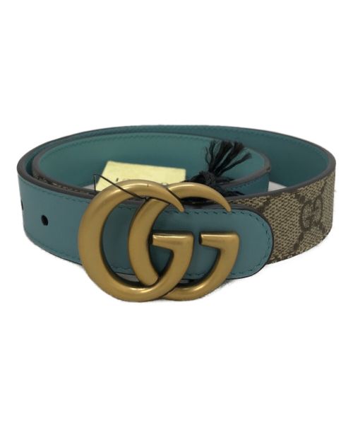 中古・古着通販】GUCCI (グッチ) ダブルGベルト ベージュ｜ブランド