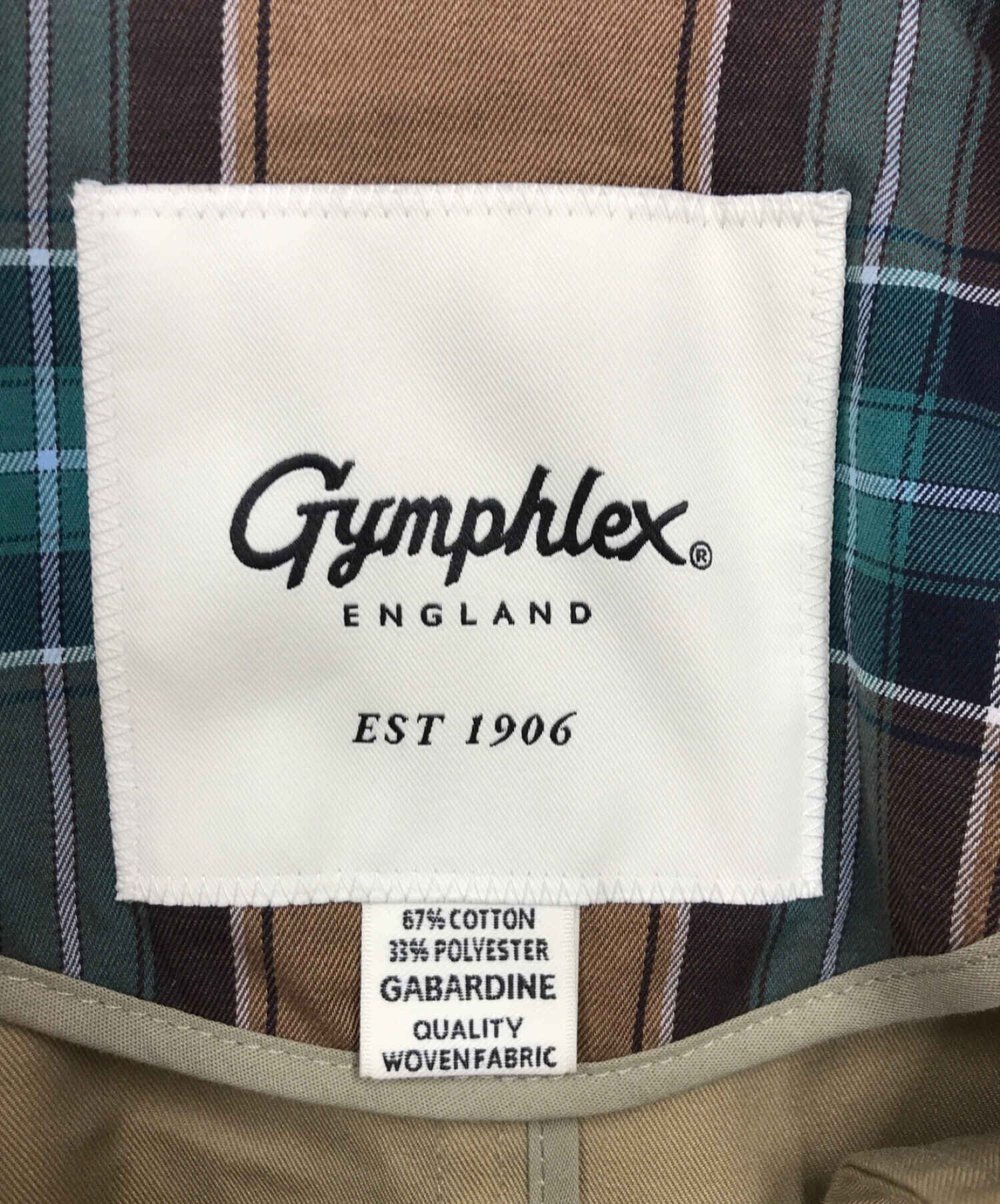 Gymphlex (ジムフレックス) ビッグボタンラグランジャケット ベージュ サイズ:12