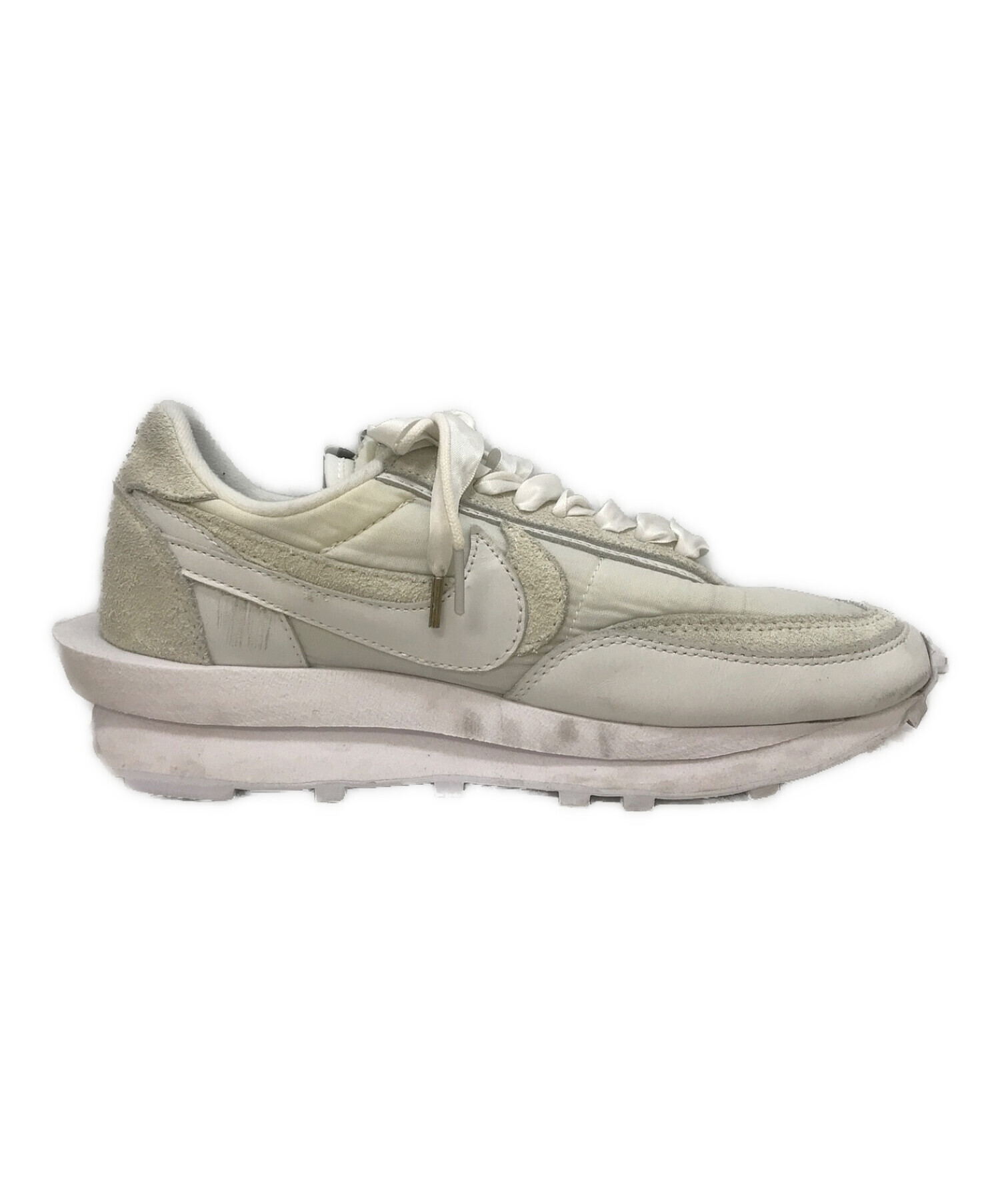 sacai × Nike LDV Waffle "Triple White"