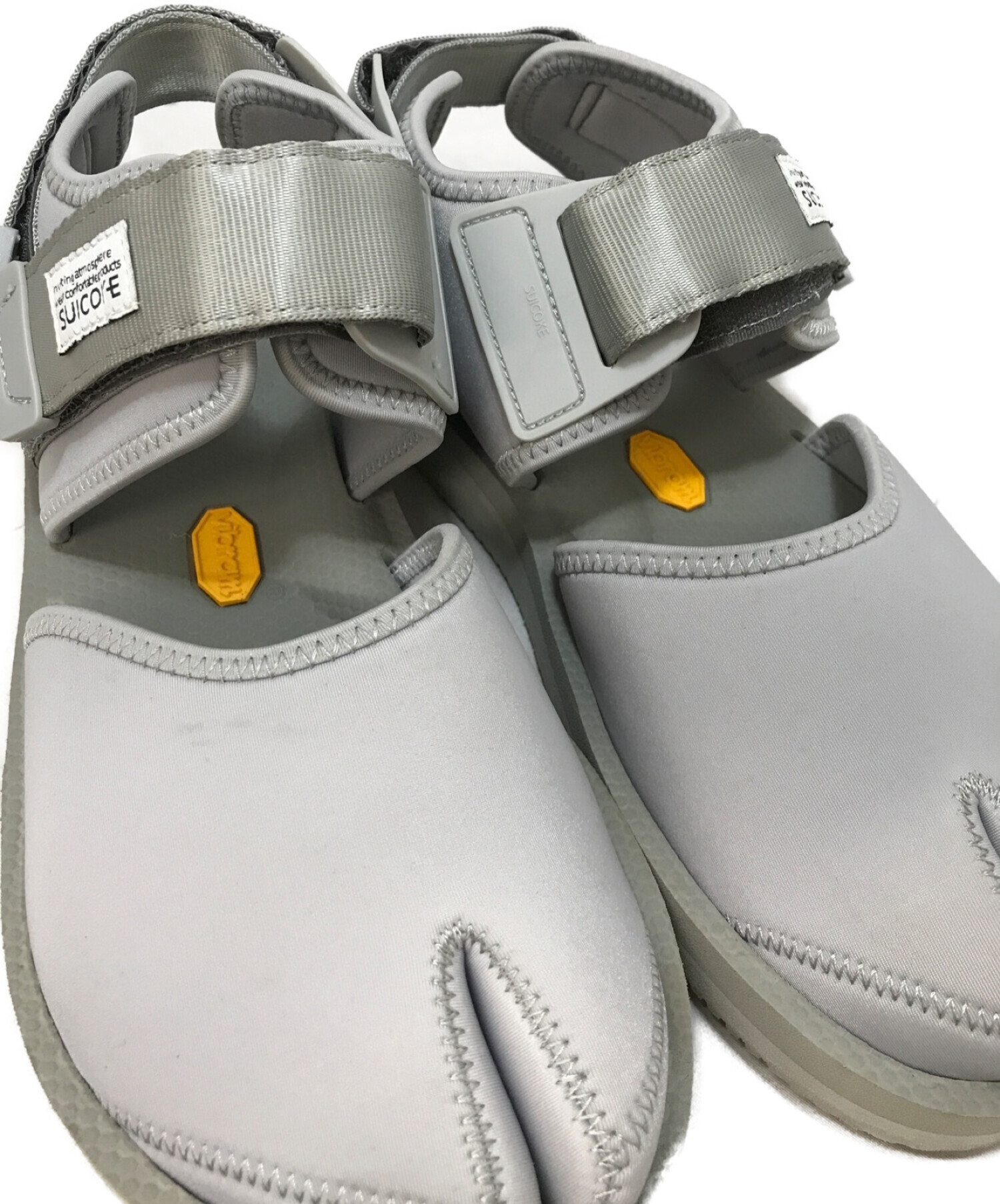 suicoke (スイコック) 足袋サンダル グレー サイズ:25.0㎝