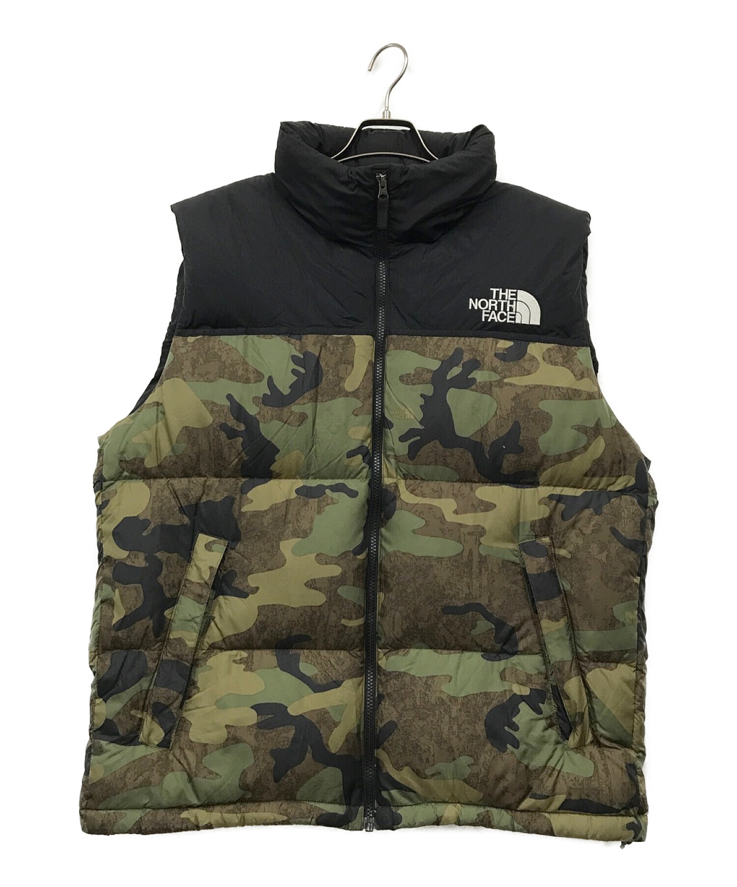 韓国限定【韓国限定】THE NORTH FACE nuptse vest カーキ XL