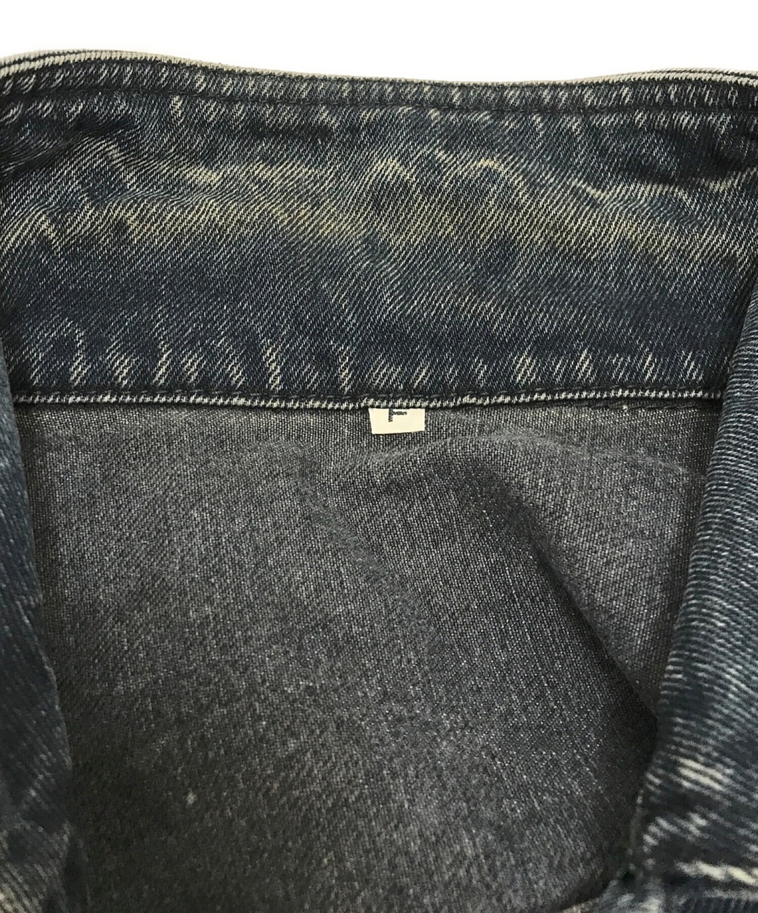 KENZO JEANS (ケンゾージーンズ) 葛飾北斎 富嶽三十六景 デニムジャケット インディゴ サイズ:F