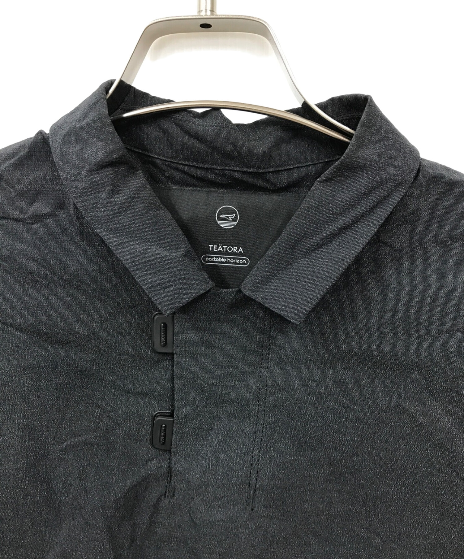 中古・古着通販】teatora (テアトラ) CARTRIDGE POLO SHIRT PH（カートリッジポロシャツPH) グレー  サイズ:表記無し｜ブランド・古着通販 トレファク公式【TREFAC FASHION】スマホサイト