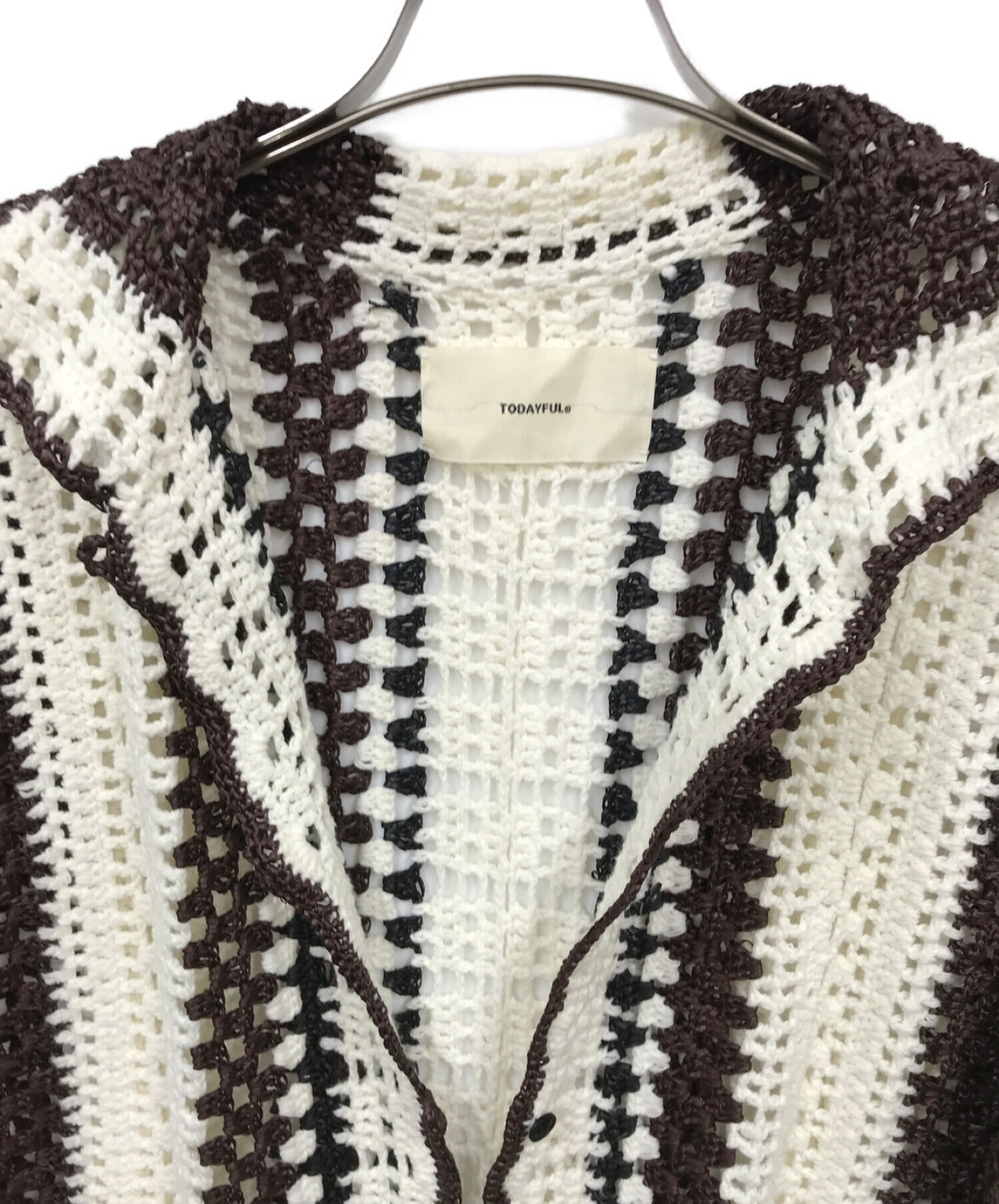 TODAYFUL (トゥデイフル) Crochet Over Shirts（クロッシェオーバーシャツ） ブラウン サイズ:F