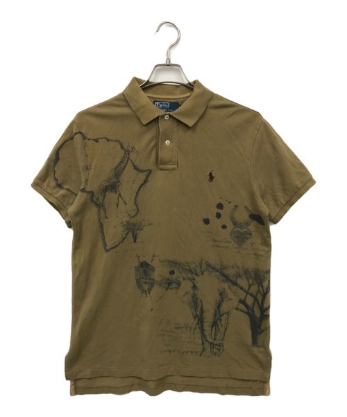 中古・古着通販】POLO RALPH LAUREN (ポロ・ラルフローレン) アニマルペイントポロシャツ ブラウン サイズ:M｜ブランド・古着通販  トレファク公式【TREFAC FASHION】スマホサイト