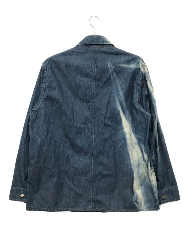 中古・古着通販】AURALEE (オーラリー) SUN FADE BLEACH LIGHT DENIM SHIRTS BLOUSON（サンフェード  ブリーチ ライト デニムシャツ ブルゾン） インディゴ サイズ:4｜ブランド・古着通販 トレファク公式【TREFAC FASHION】スマホサイト