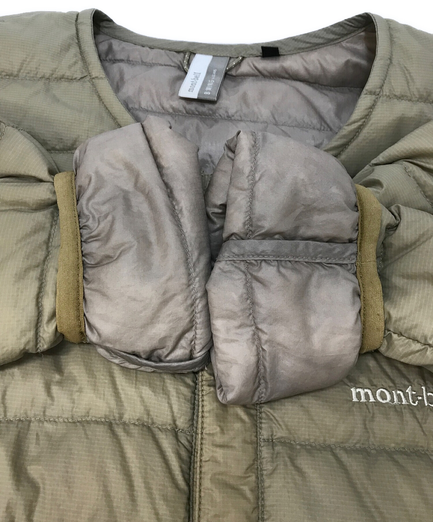 中古・古着通販】mont-bell (モンベル) B:MING by BEAMS (ビーミングバイビームス) 別注スペリオダウンラウンドネックジャケット 2021 ブラウン サイズ:xs｜ブランド・古着通販 トレファク公式【TREFAC FASHION】スマホサイト