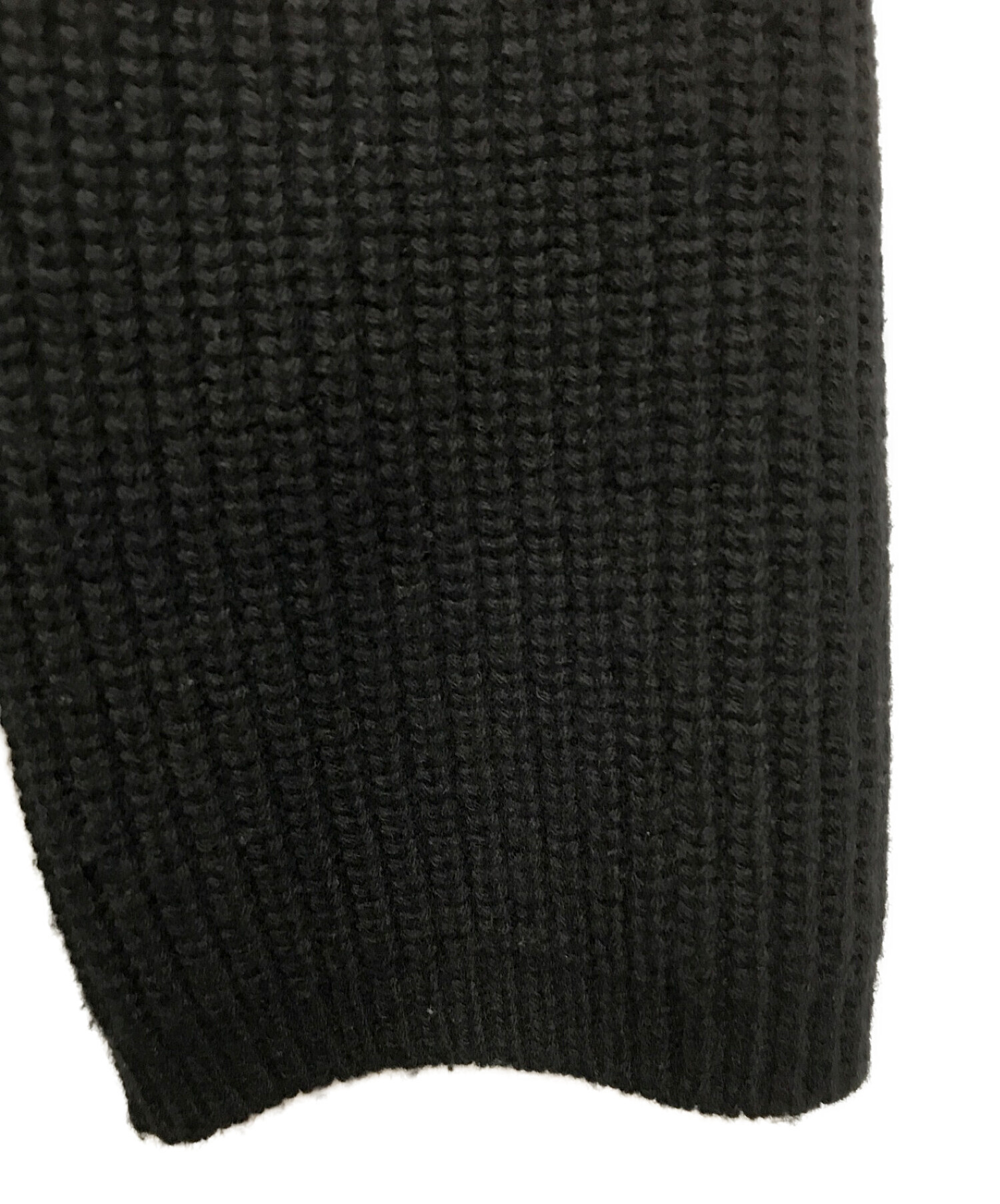 ATON (エイトン) CASHMERE WOOL カーディガン（カシミヤ ウール カーディガン） ブラック サイズ:02