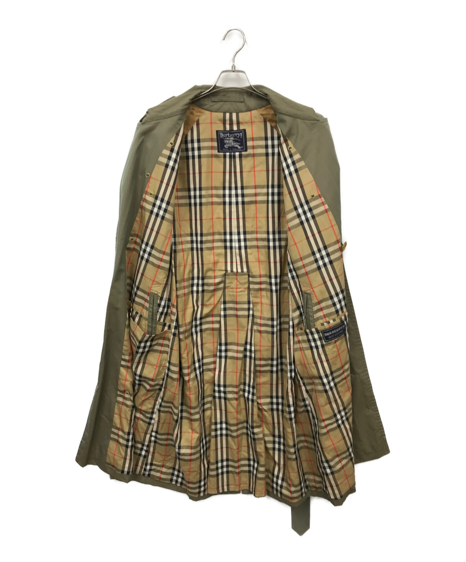 中古・古着通販】BURBERRY (バーバリー) 玉虫色トレンチコート