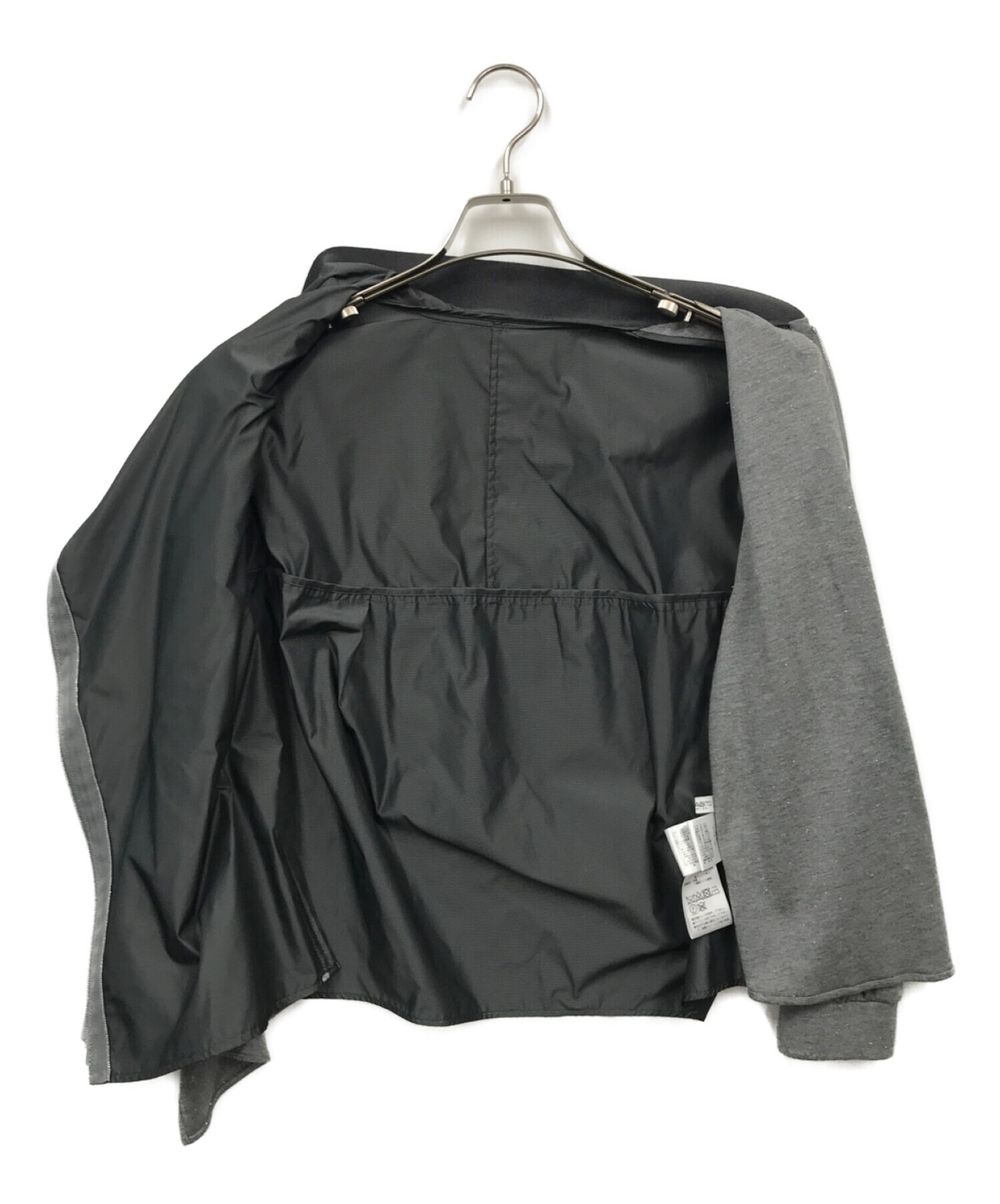 MORABITO (モラビト) 変形ドレープデザインジャケット グレー サイズ:38