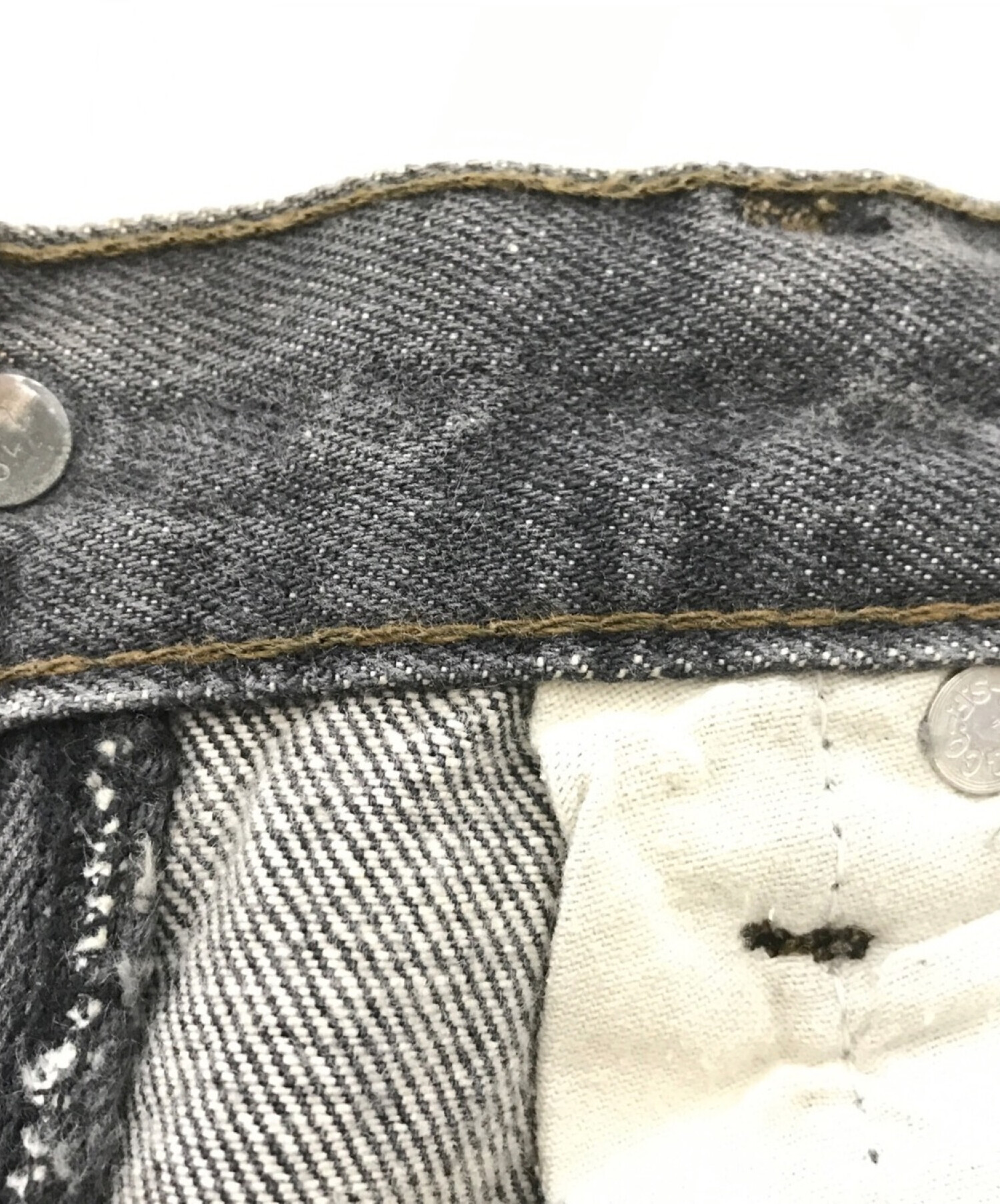 中古・古着通販】LEVI'S (リーバイス) 501デニムパンツ ブラック