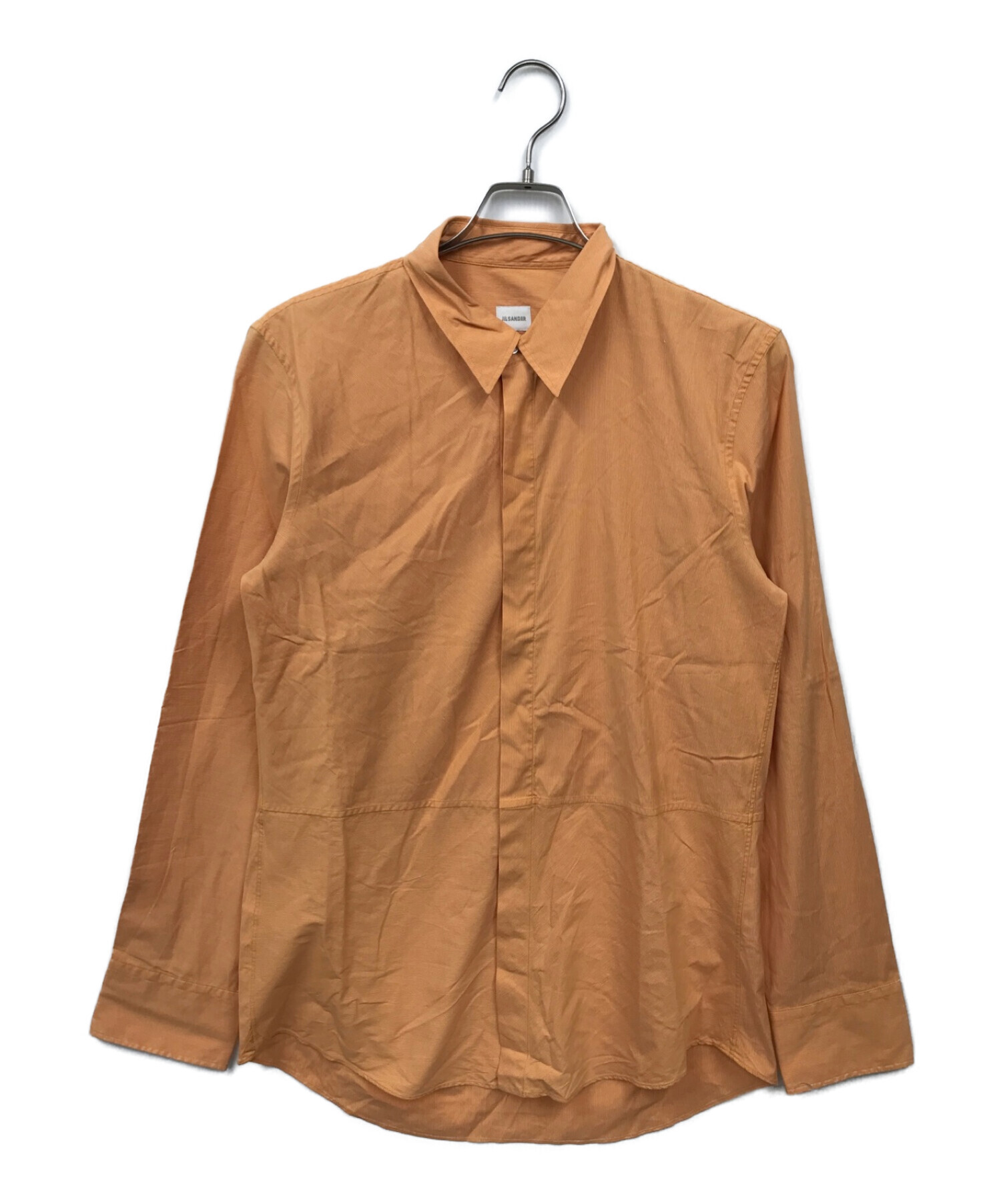 中古・古着通販】JIL SANDER (ジルサンダー) シャツ オレンジ サイズ