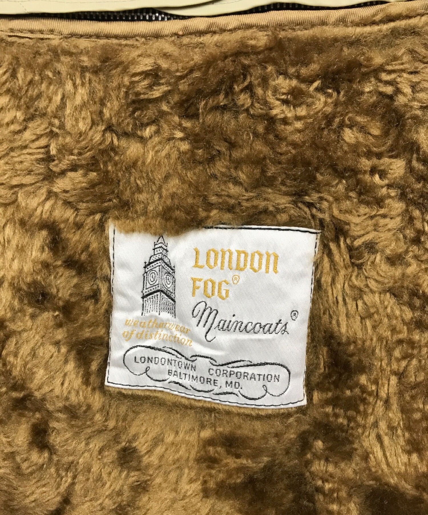 中古・古着通販】london fog (ロンドンフォグ) ファーライナー付き