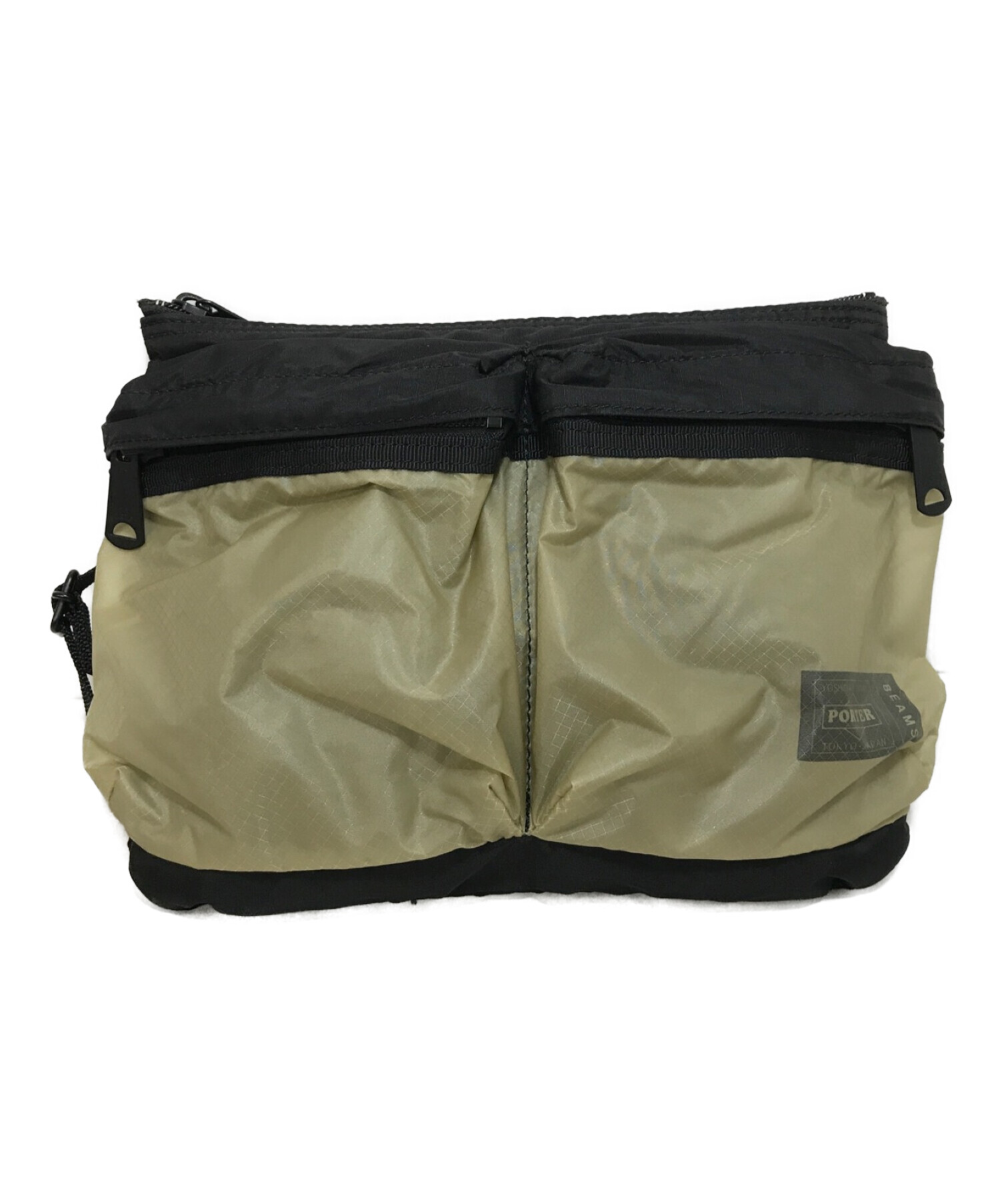 PORTER (ポーター) BEAMS (ビームス) nylon shoulder bag（ナイロン ショルダーバッグ） ベージュ