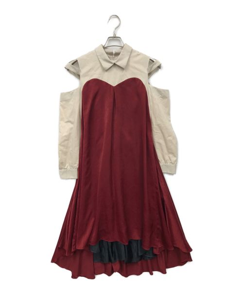 hazama シャツとドレスの二重奏ドレス