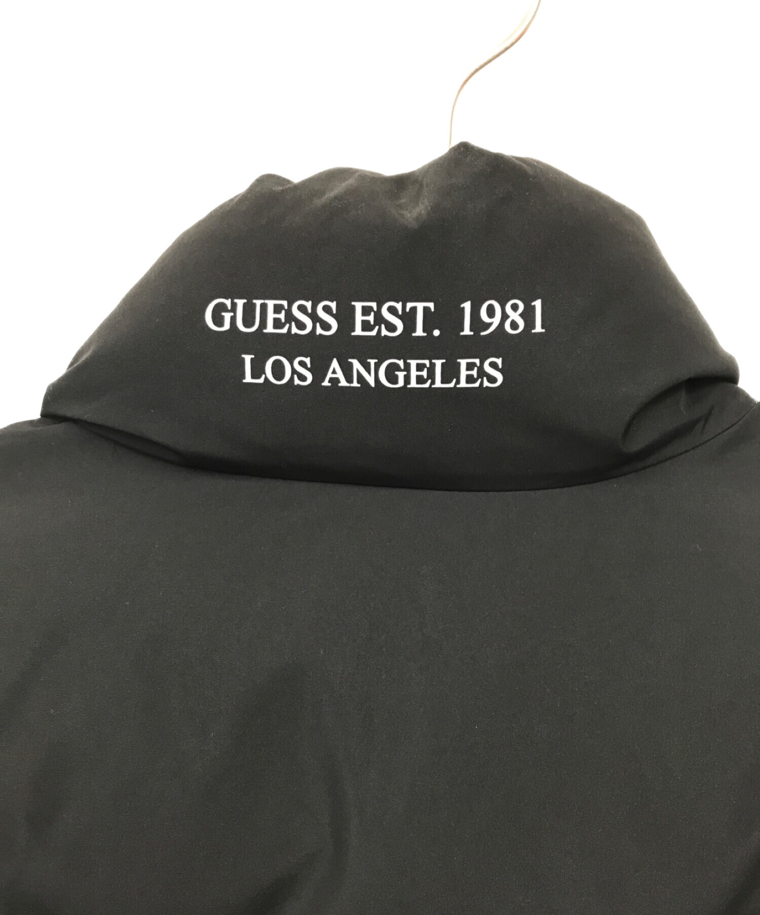 中古・古着通販】GUESS (ゲス) ダウンジャケット ブラック サイズ:M