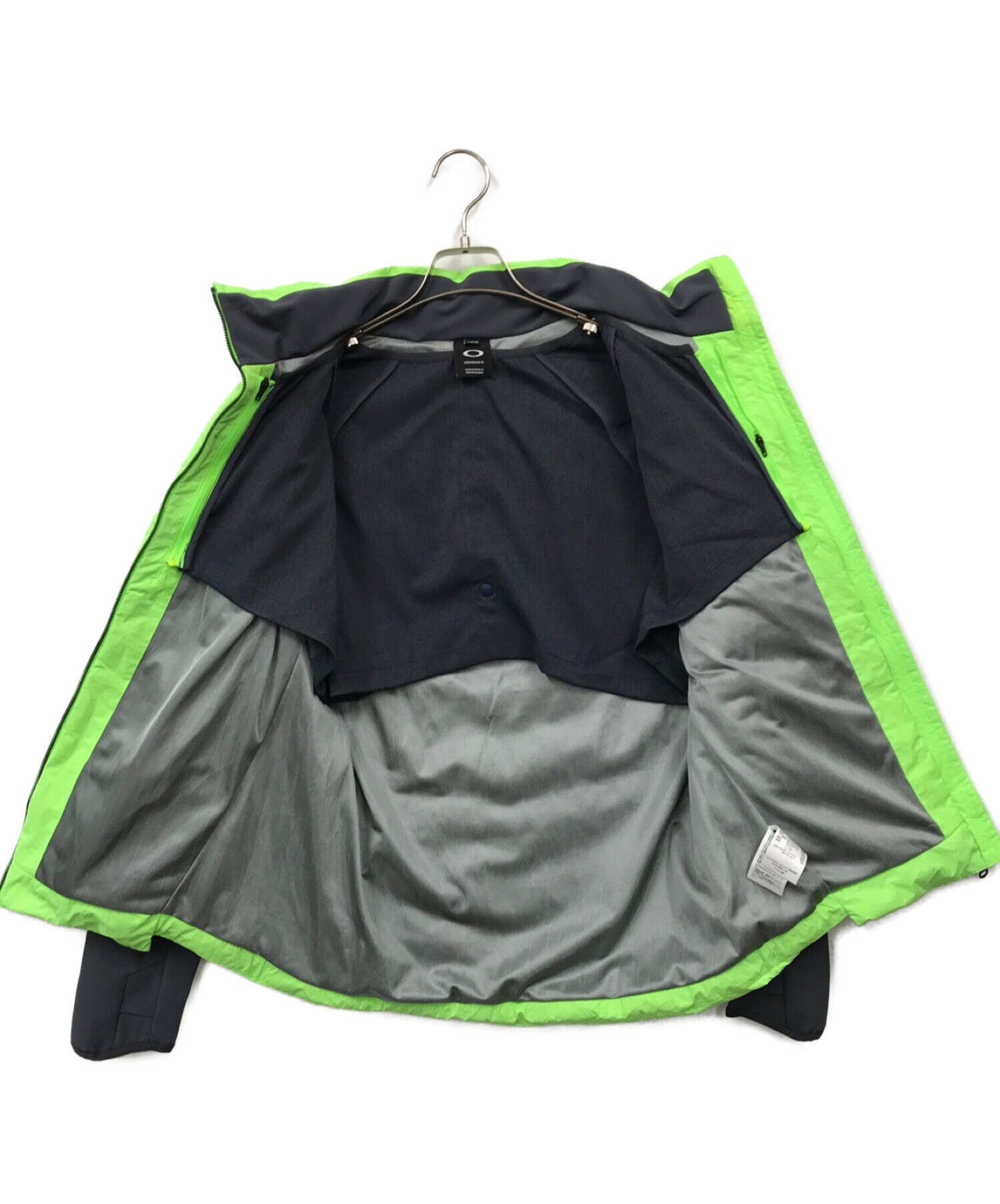 OAKLEY (オークリー) SKULL SYNCHRONISM DOWN JACKET 2.0 グリーン サイズ:L