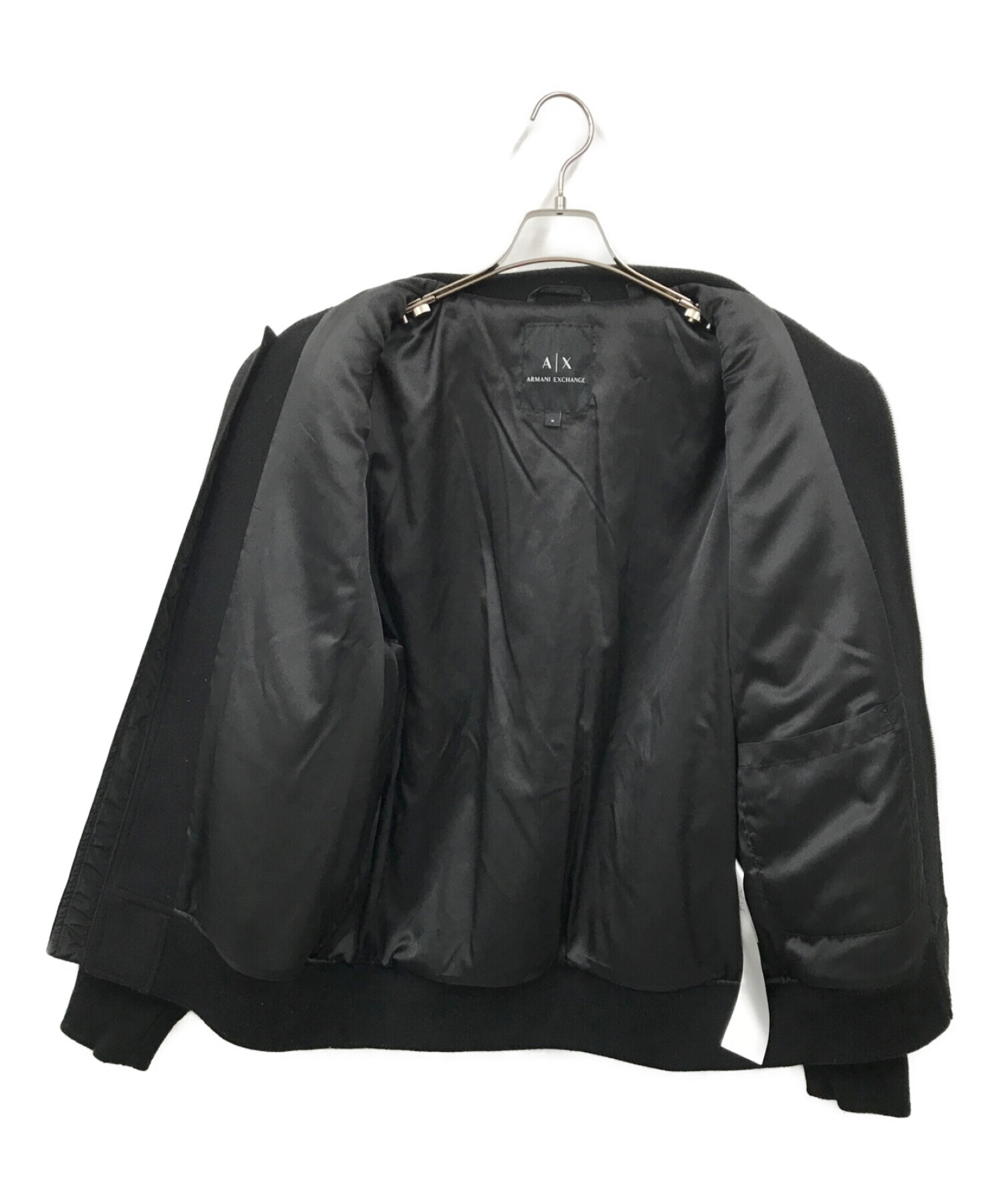 A|X アルマーニ エクスチェンジ　ウール混　ボンバージャケット　定価4万4千円ウール混ボンバージャケット