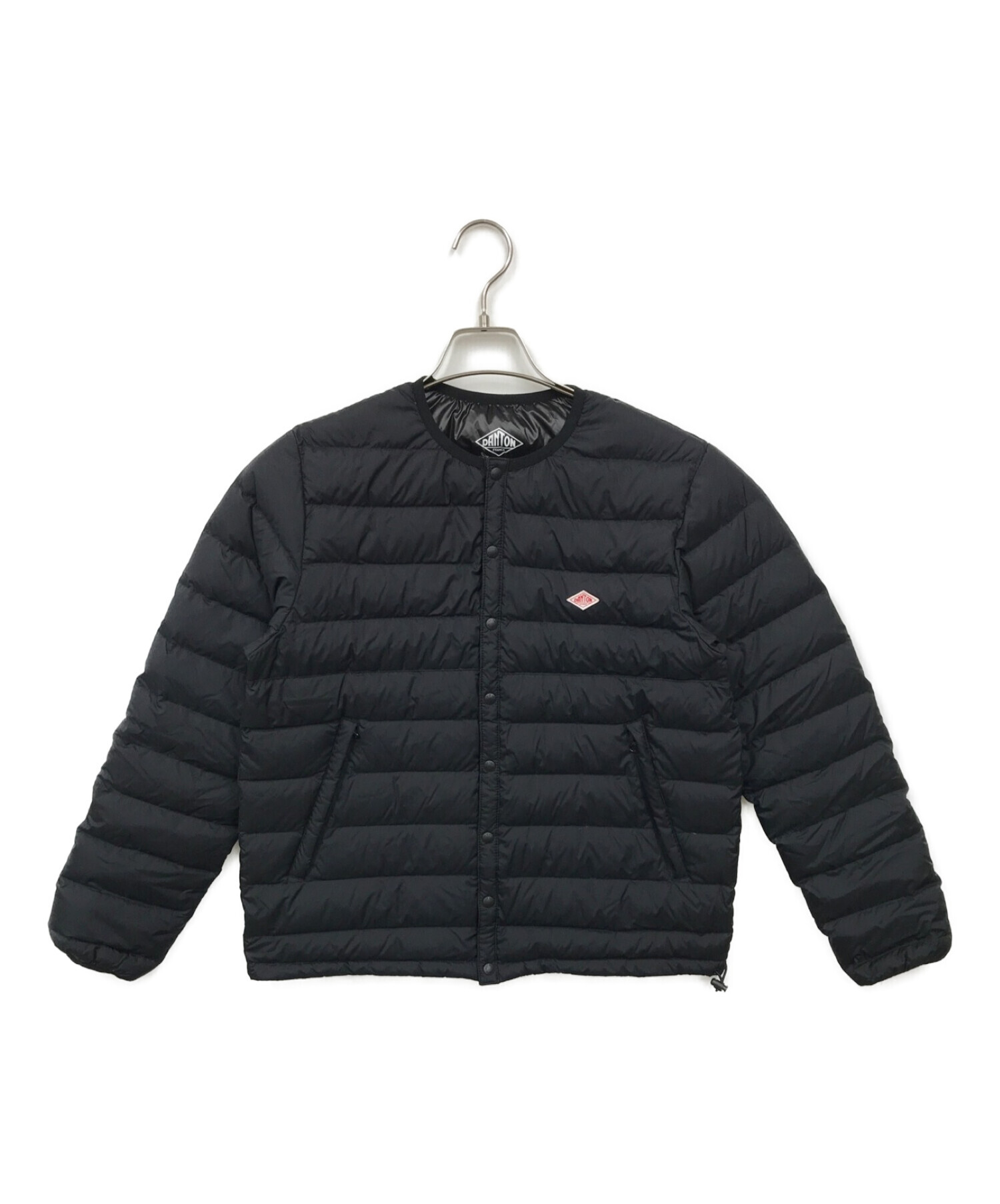 DANTON (ダントン) INNER DOWN CREWNECK JACKET(インナーダウンクルーネックジャケット） ブラック サイズ:Ｍ