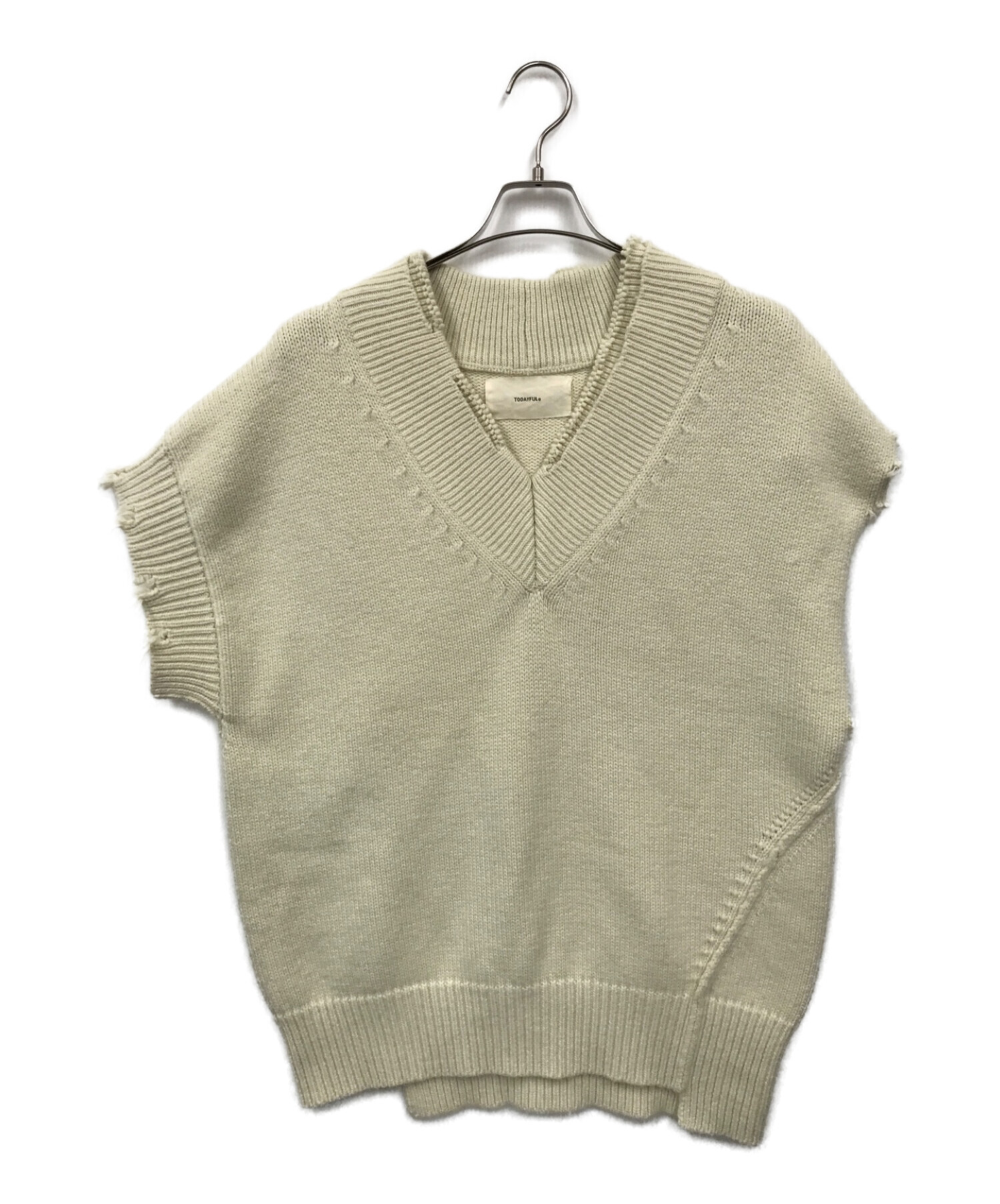 中古・古着通販】TODAYFUL (トゥデイフル) Damage Knit Vest（ダメージ ...