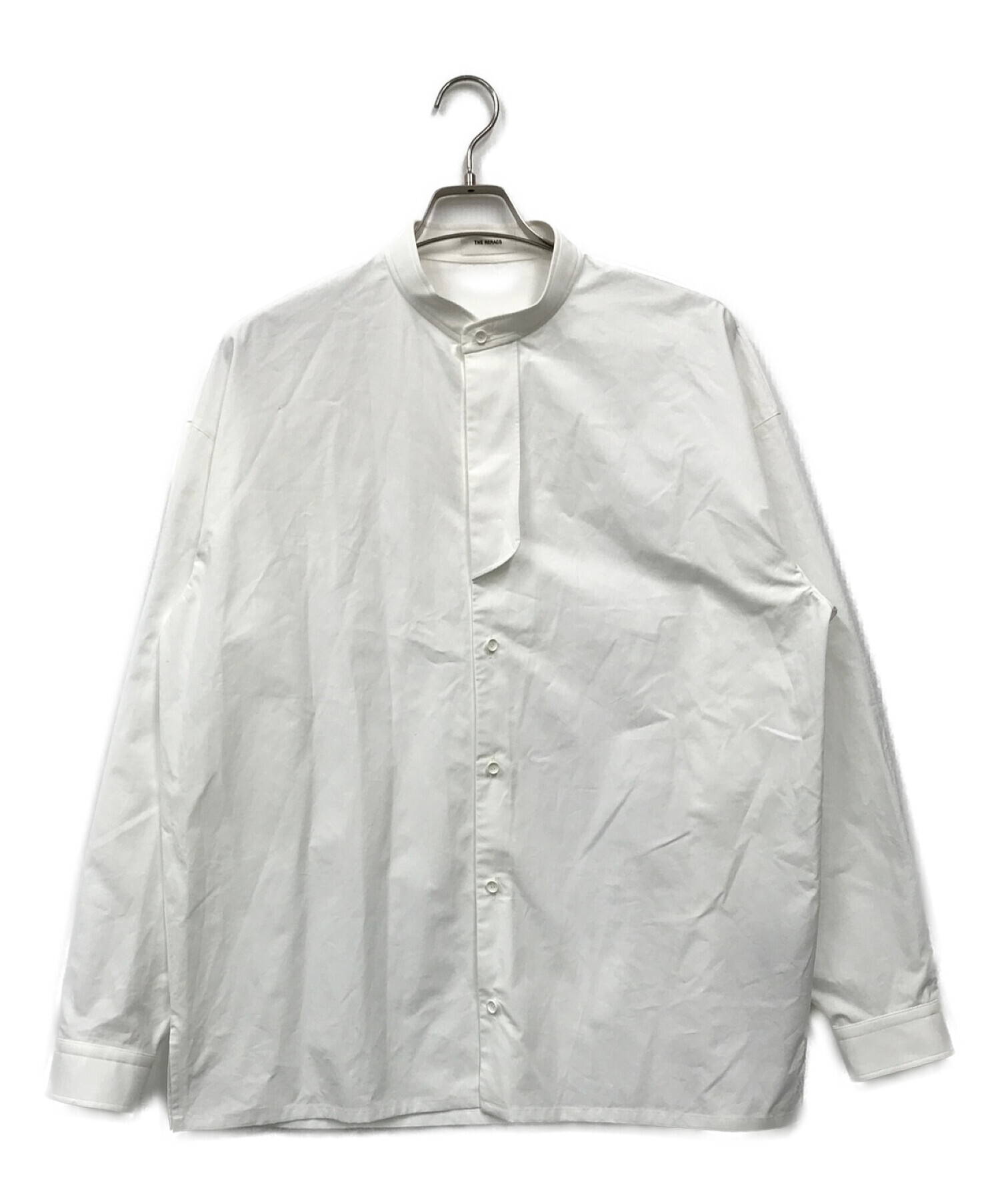 THE RERACS (ザ リラクス) BAND COLLAR PLACKET SHIRTS ホワイト サイズ:46