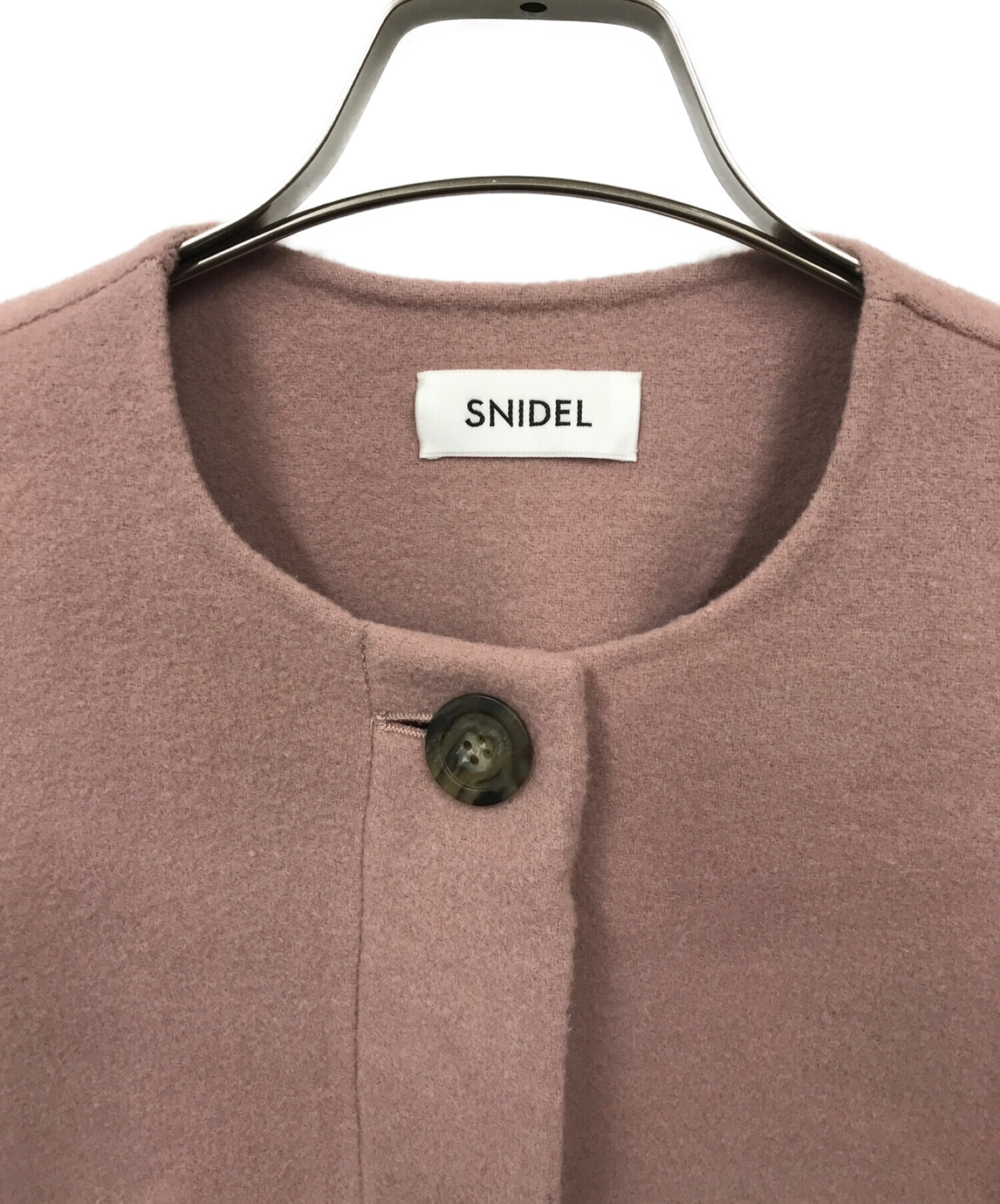 中古・古着通販】Snidel (スナイデル) ノーカラーAラインリバーコート