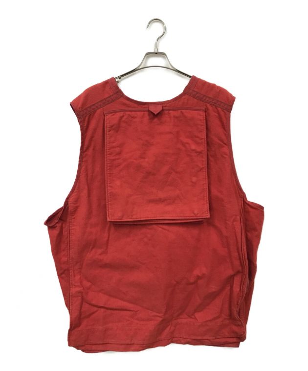 HOMELESS TAILOR (ホームレステイラー) EQUIPMENT VEST（エクイックメントベスト） レッド サイズ:F