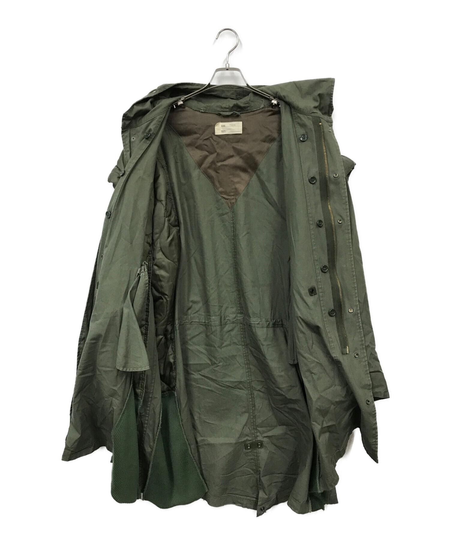 77circa (ナナナナサーカ) M-51fish tail cut back wide  coat（Ｍ-51フィッシュテールカットバックワイドコート） オリーブ サイズ:表記無し