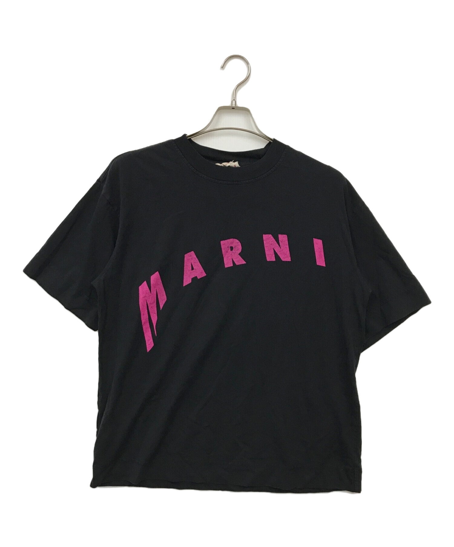 MARNI (マルニ) オーバーサイズTシャツ ブラック サイズ:40