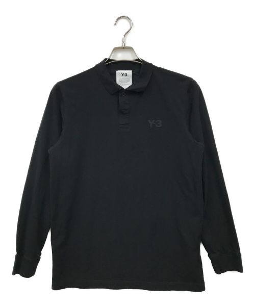 中古・古着通販】Y-3 (ワイスリー) 長袖ポロシャツ ブラック サイズ:XS ...