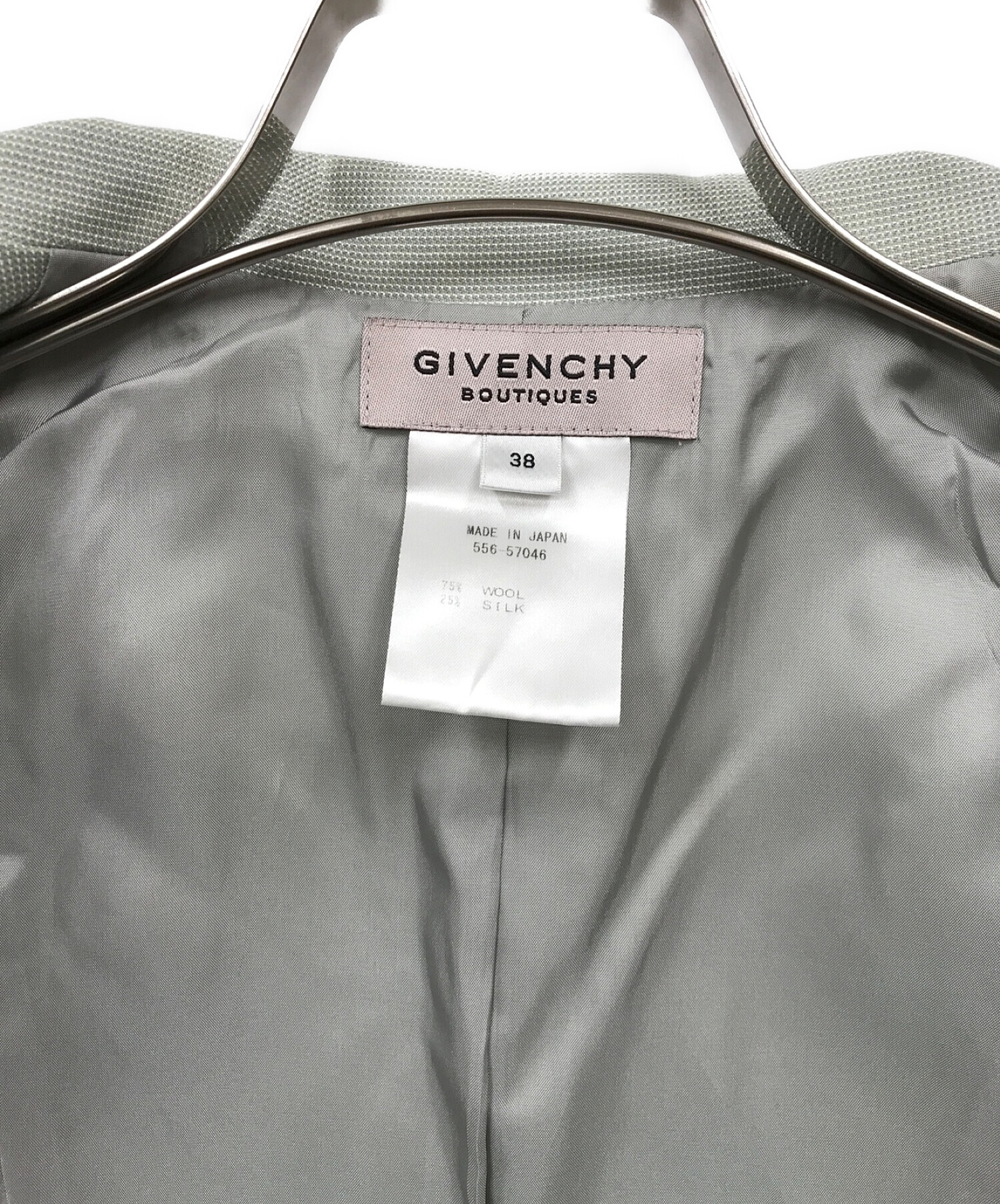 GIVENCHY BOUTIQUES (ジバンシー ブティックス) セットアップスーツ スカイブルー サイズ:ジャケット38 スカート40