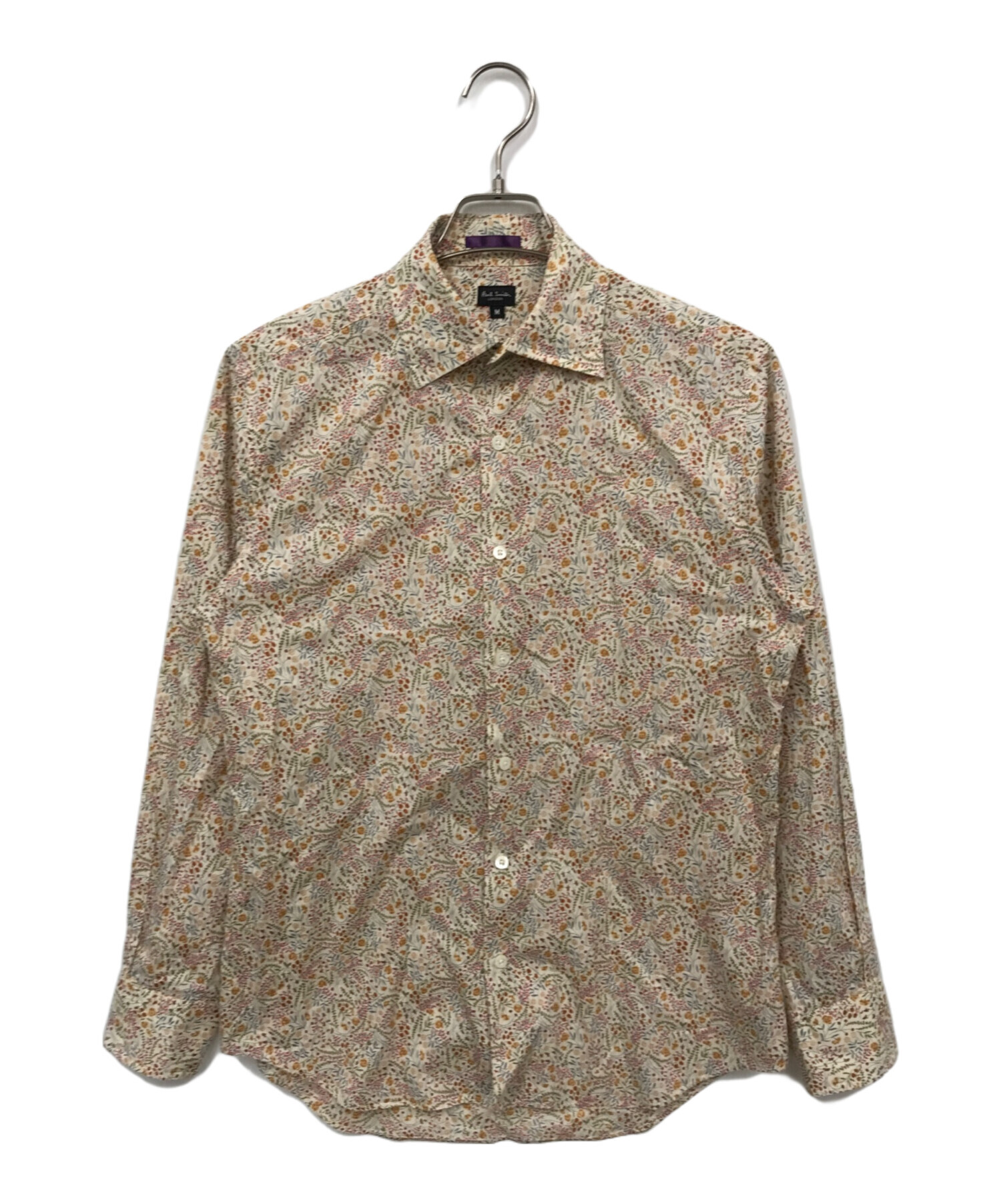 PAUL SMITH (ポールスミス) リバティプリントシャツ ベージュ サイズ:SIZE:M