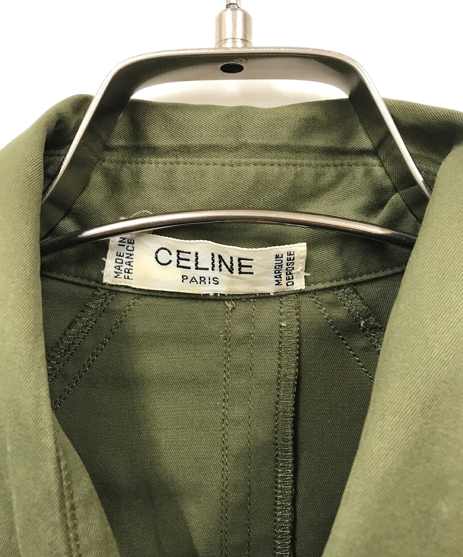 中古・古着通販】CELINE (セリーヌ) ワンピース グリーン サイズ:記載 ...