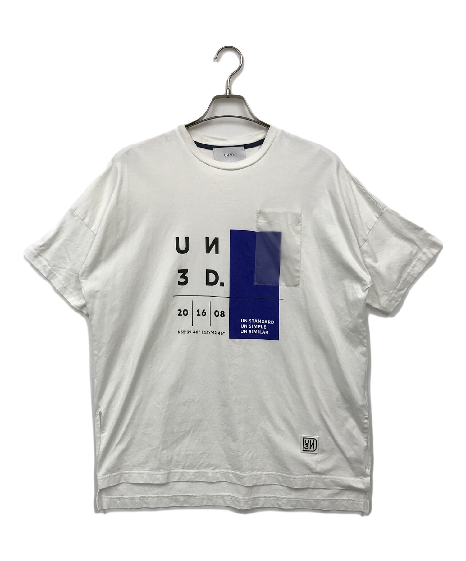 UN3D. (アンスリード) Tシャツ ホワイト サイズ:38