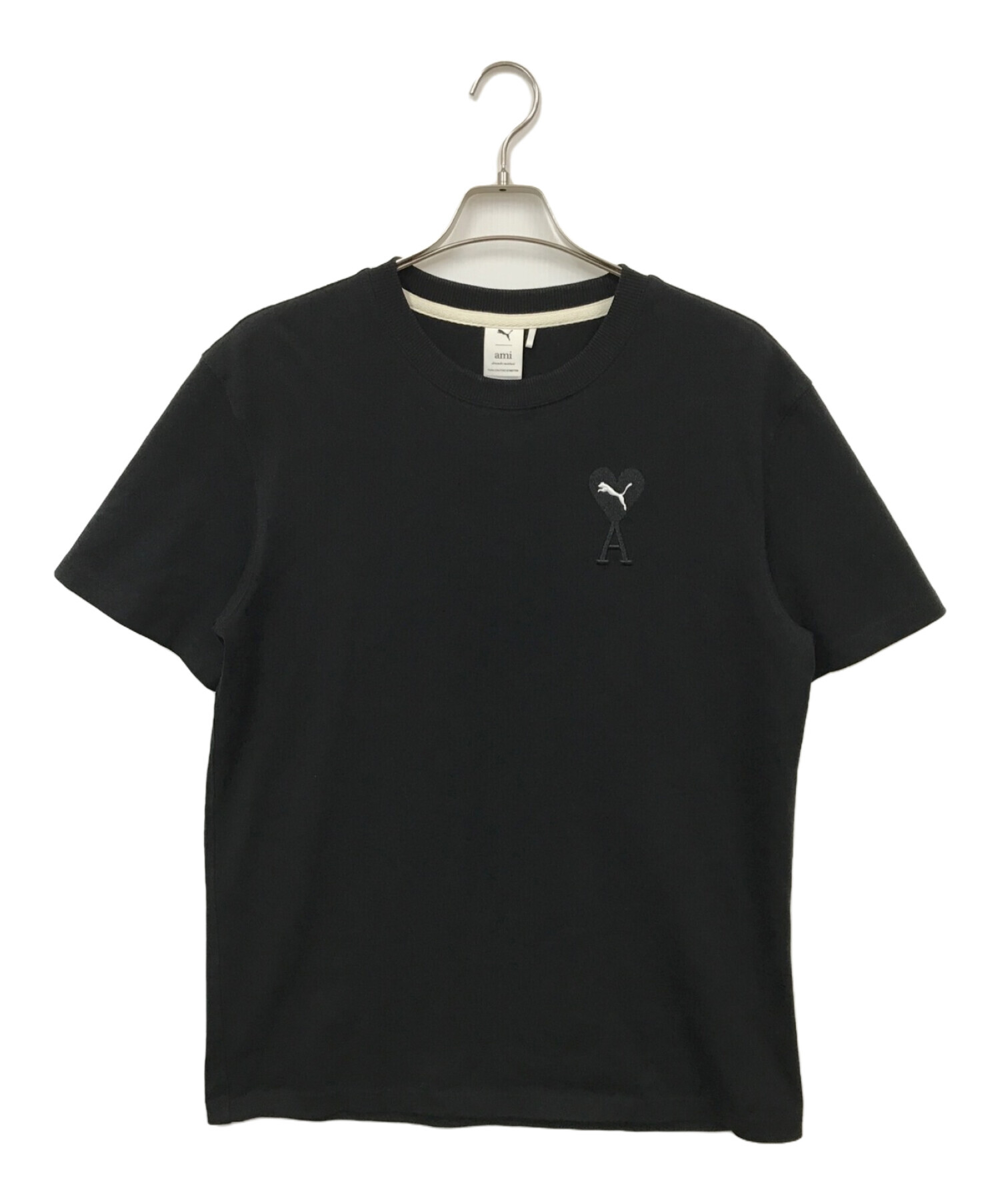 NEW定番PUMA X AMI 白M ウィメンズ グラフィックTシャツ ami paris Tシャツ(半袖/袖なし)