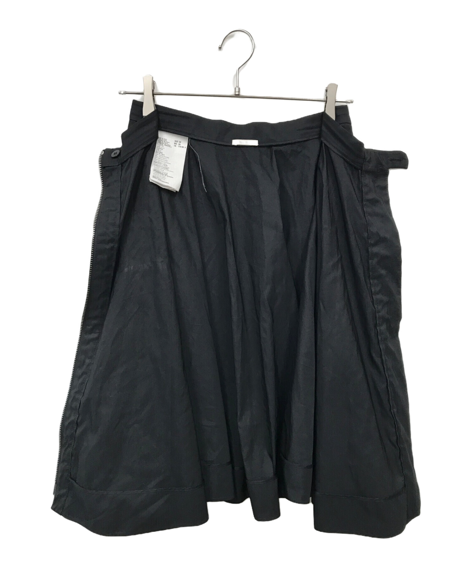 MIU MIU (ミュウミュウ) スカート ブラック サイズ:40