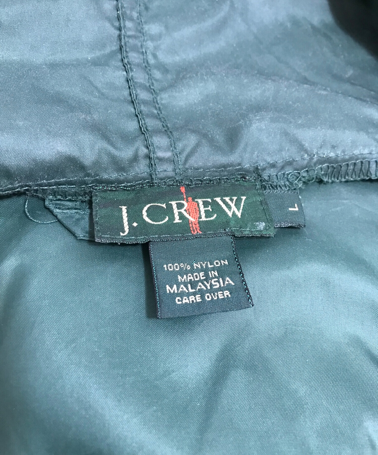 中古・古着通販】J.CREW (ジェイクルー) アノラックパーカー グリーン サイズ:L｜ブランド・古着通販 トレファク公式【TREFAC  FASHION】スマホサイト