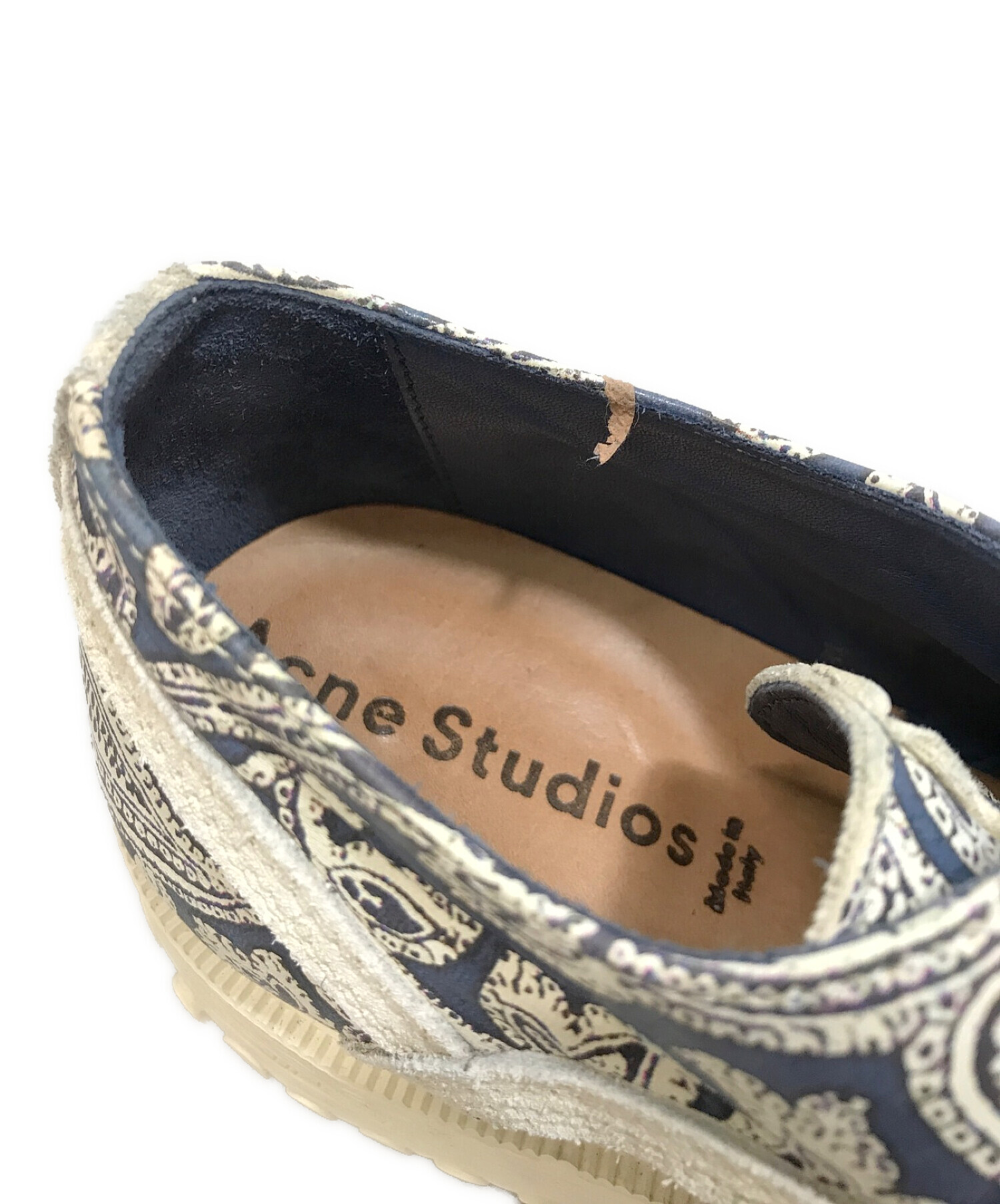 中古・古着通販】Acne studios (アクネ ストゥディオス) シューズ ネイビー サイズ:37｜ブランド・古着通販  トレファク公式【TREFAC FASHION】スマホサイト