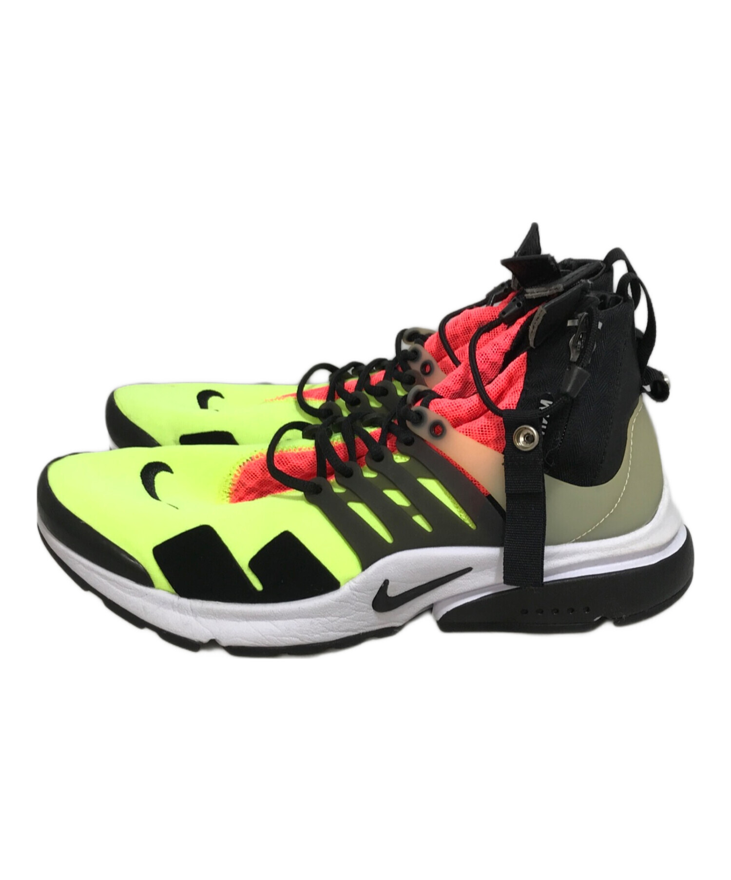 中古・古着通販】NIKE (ナイキ) ACRONYM (アクロニウム) AIR PRESTO MID 黄緑 サイズ:26CM｜ブランド・古着通販  トレファク公式【TREFAC FASHION】スマホサイト