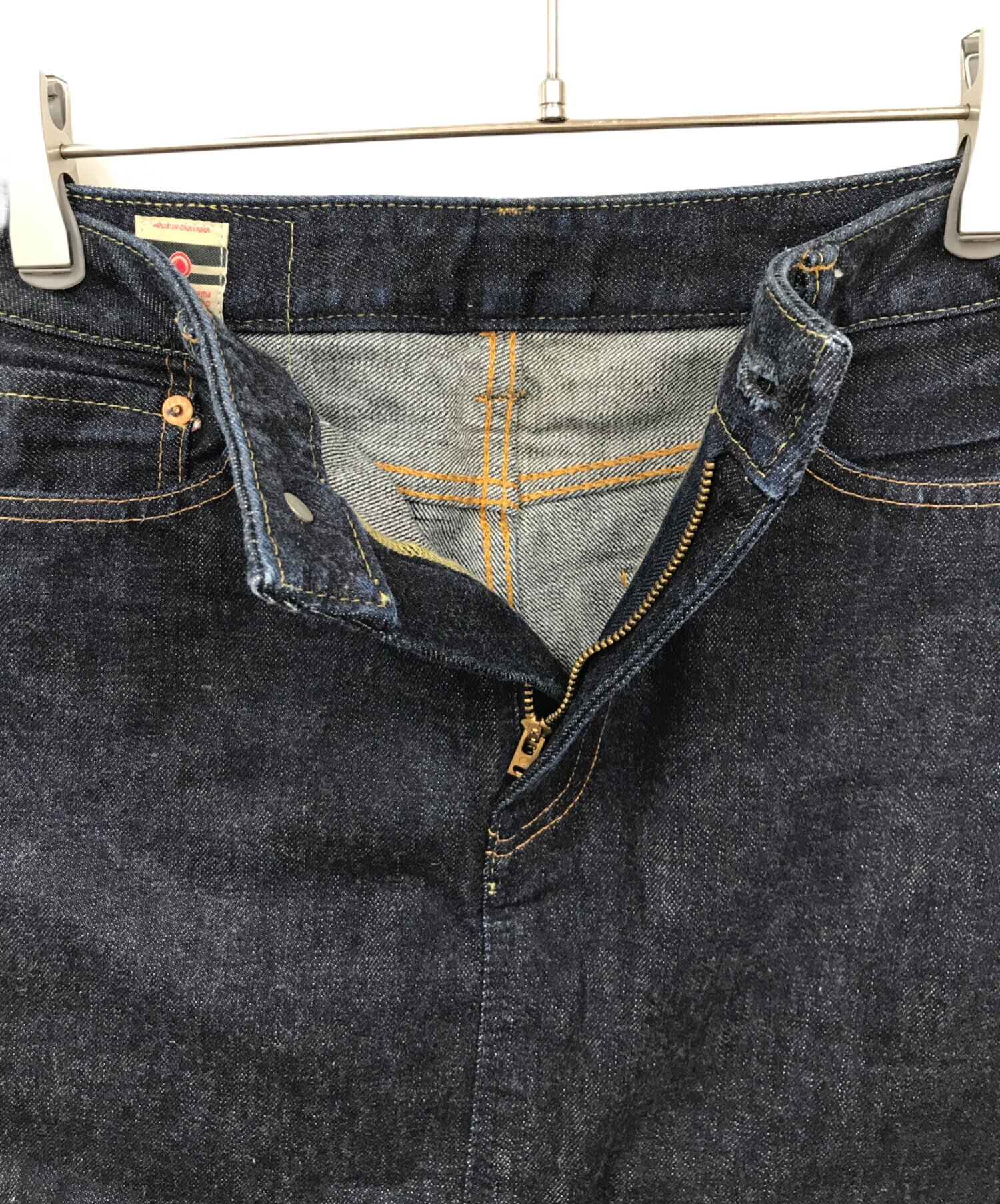 MOMOTARO JEANS (桃太郎ジーンズ) デニムスカート インディゴ サイズ:M